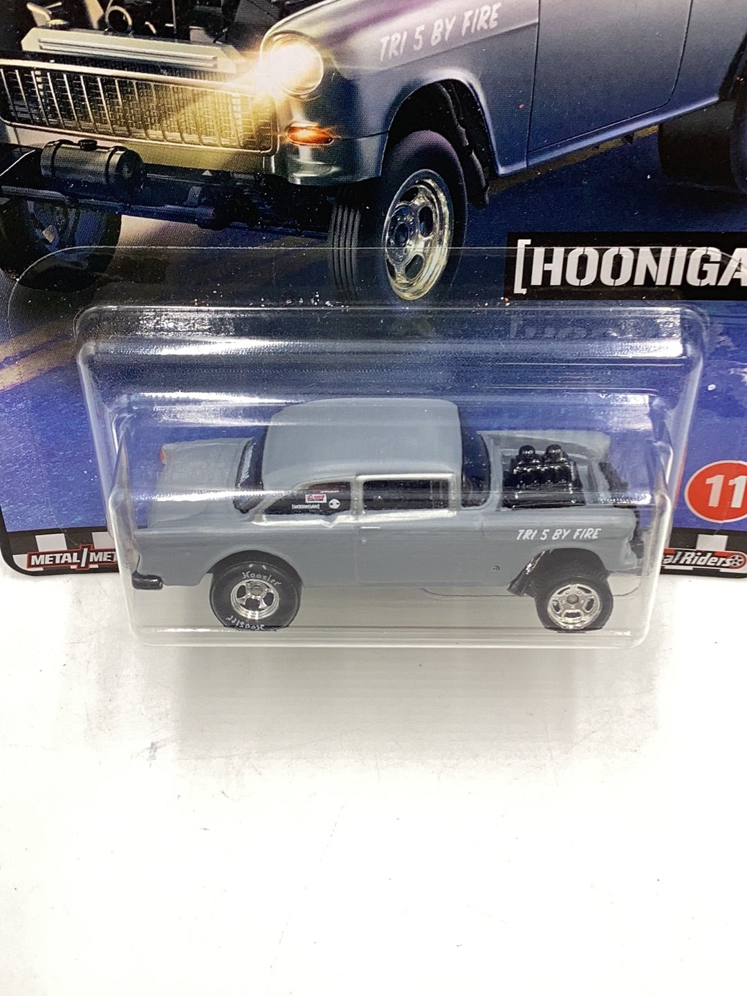 Hot Wheels Boulevard #11 55 Chevy Bel Air gasser Hoonigan