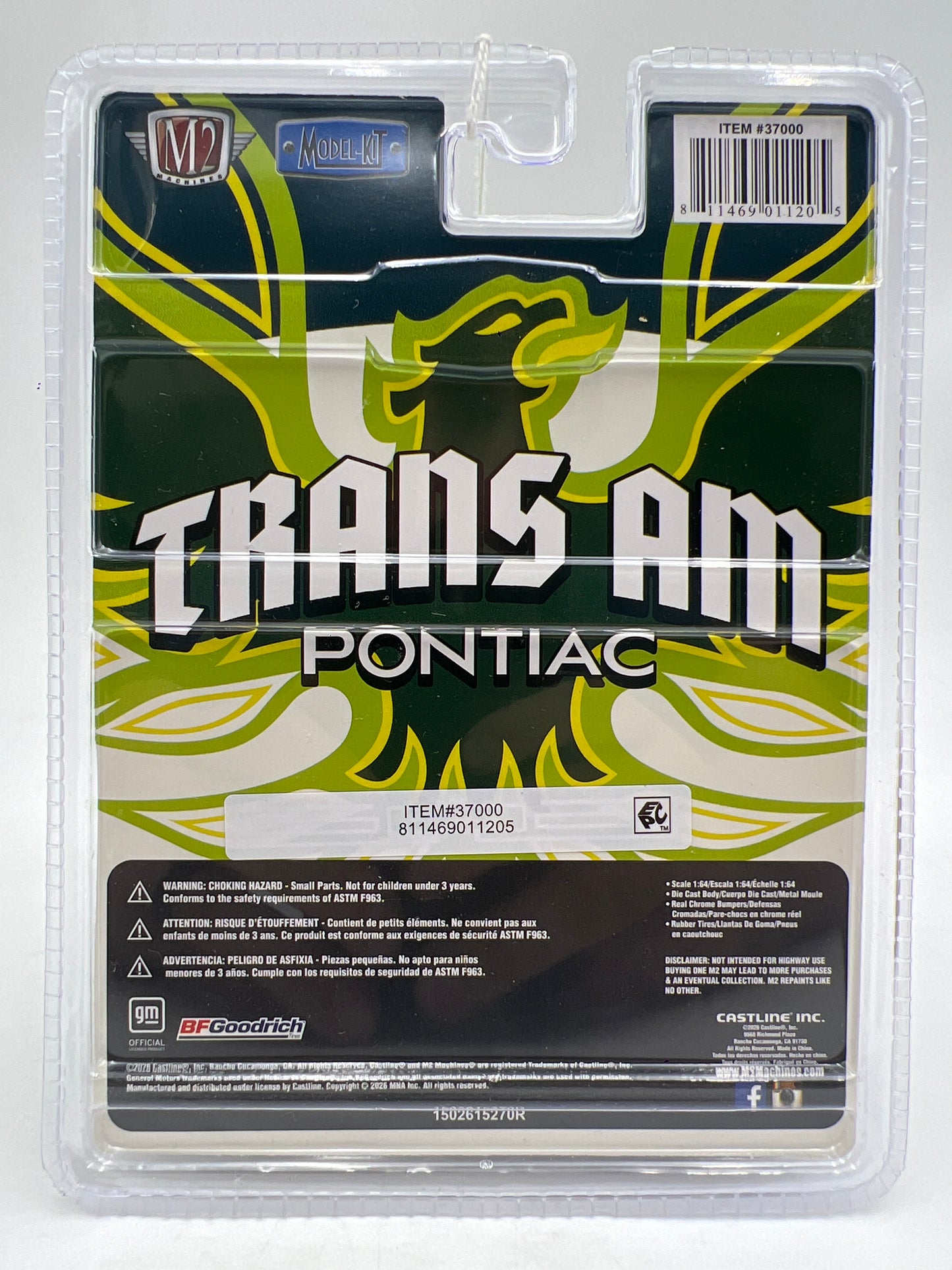 M2 Machines Model Kits R91 1978 Pontiac Firebird Trans Am T-Top Blue
