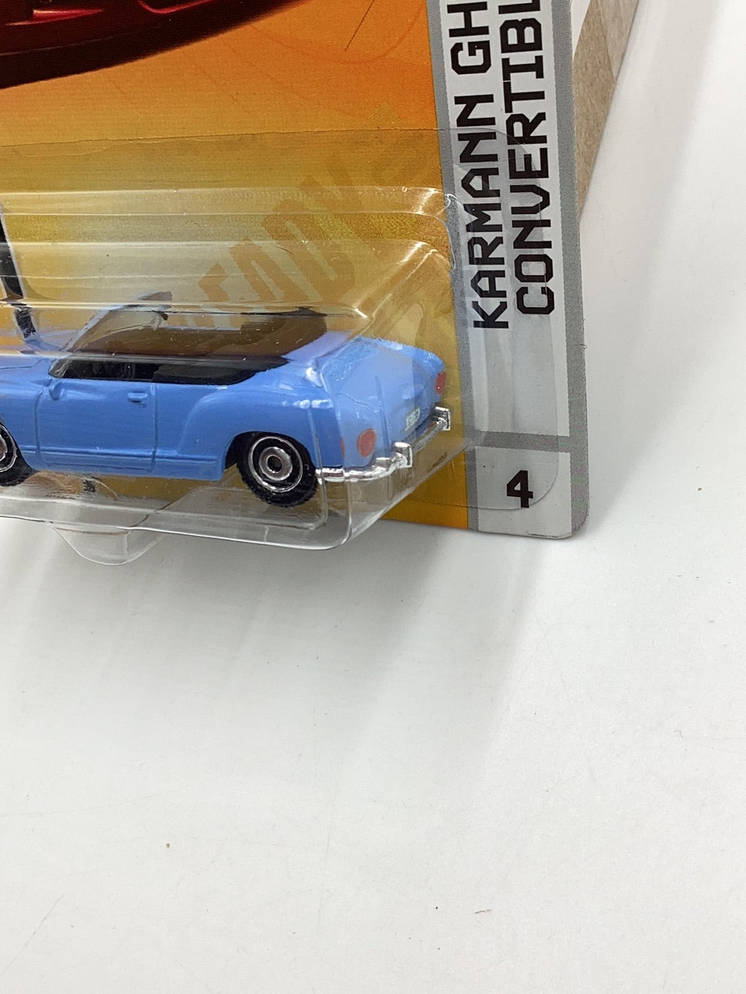 Matchbox 2009 #4 Karmann Ghia Convertible Lt Blue 96i