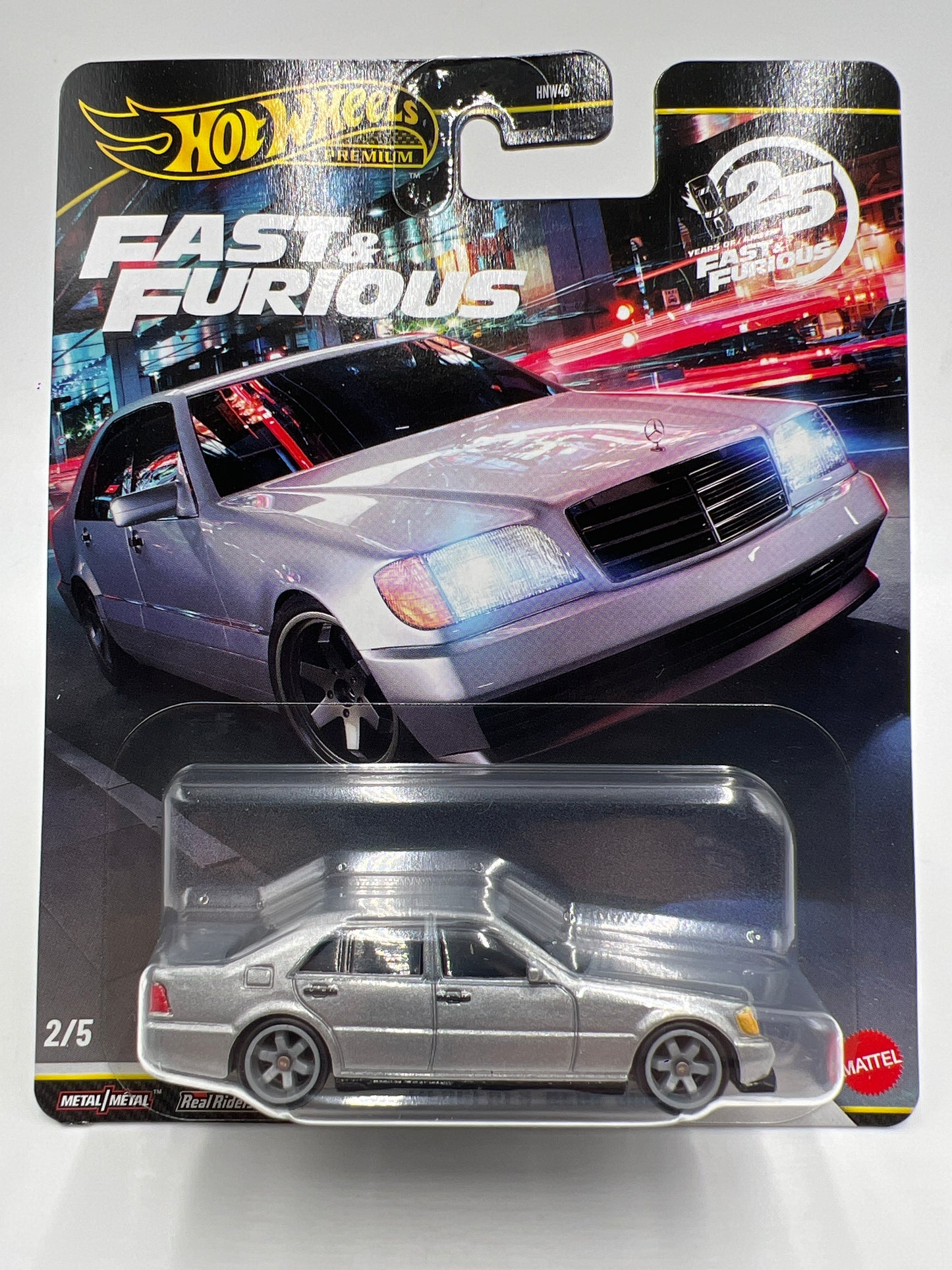 2026 Hot Wheels Premium Fast & Furious 25th Anniversary Complete Set Of 5