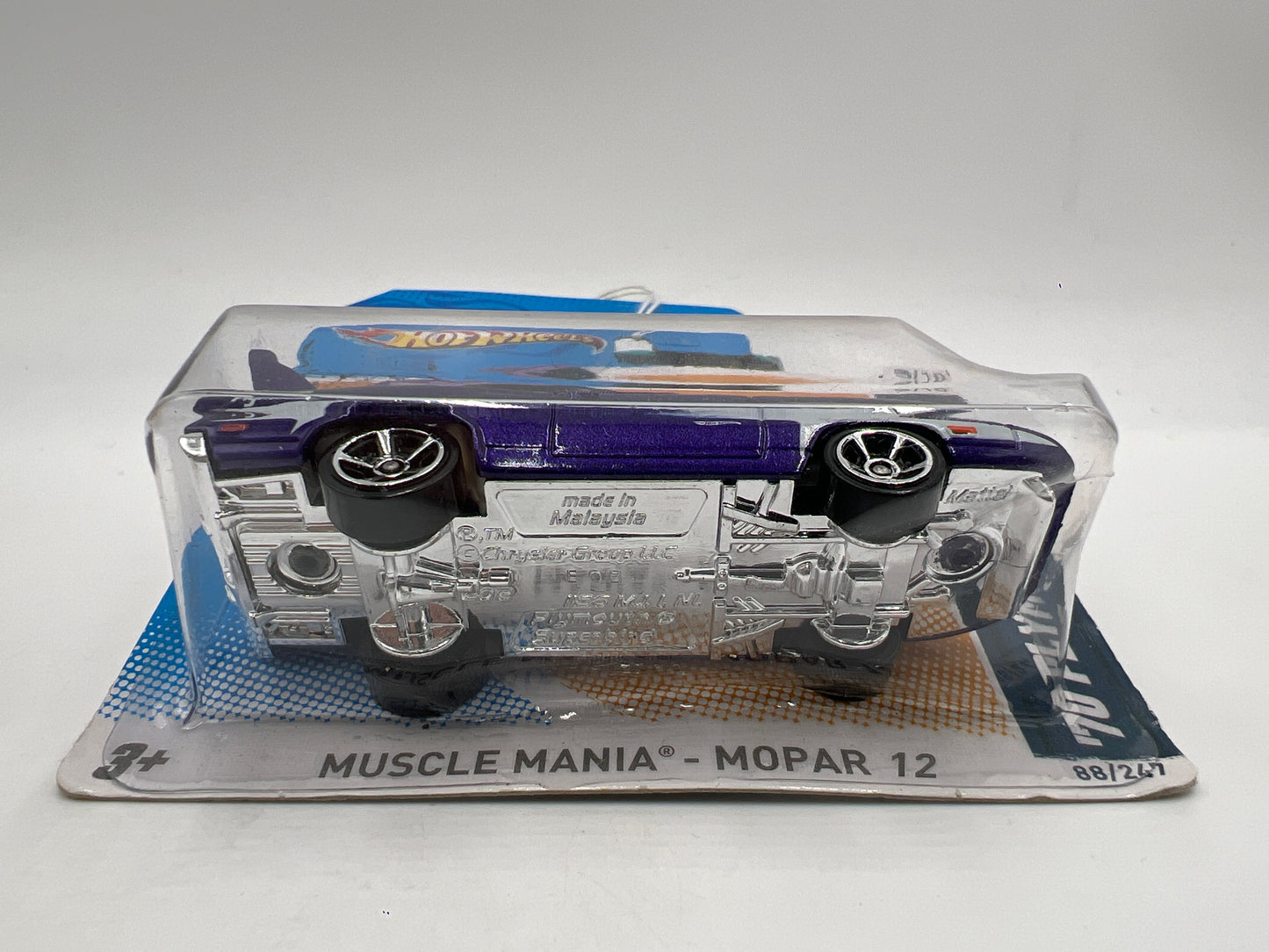 2012 Hot Wheels Short Card Muscle Mania Mopar #88 70 Plymouth Superbird Purple