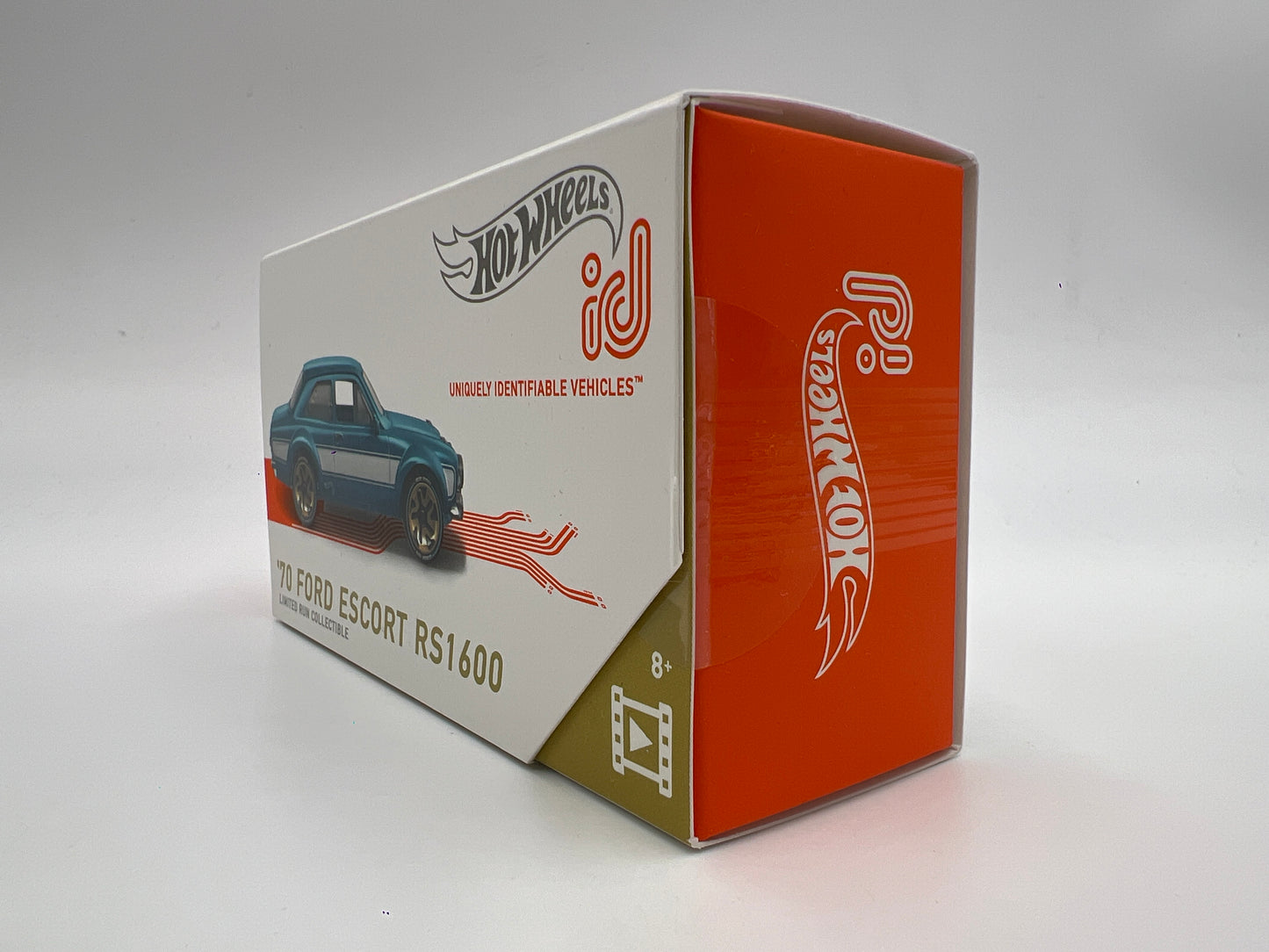 Hot Wheels iD Screen Time Series 1 #2 70 Ford Escort RS1600 Light Blue Sealed