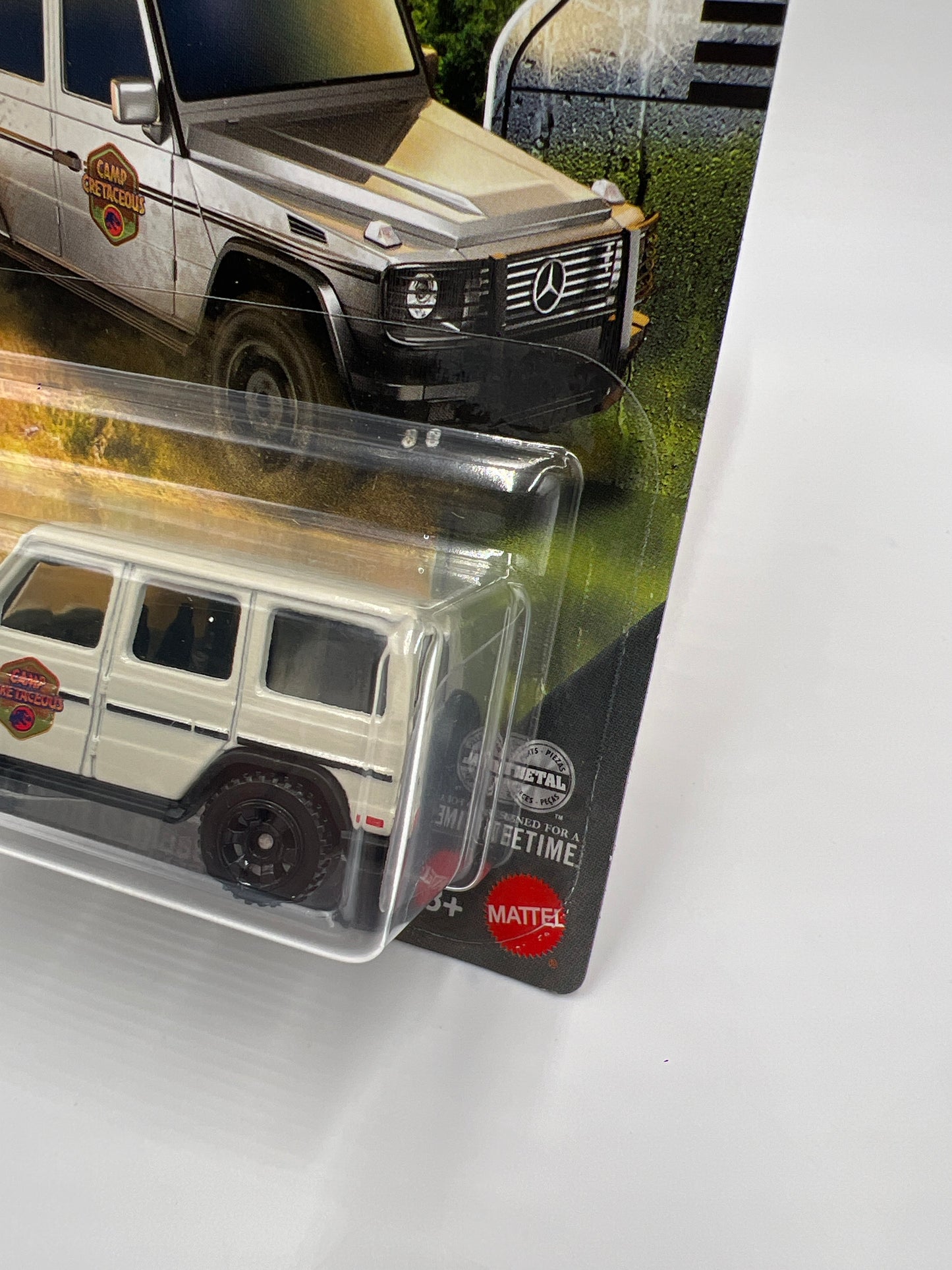 2025 Matchbox Jurassic World Rebirth 14 Mercedes-Benz G-Class G 550 White 161E