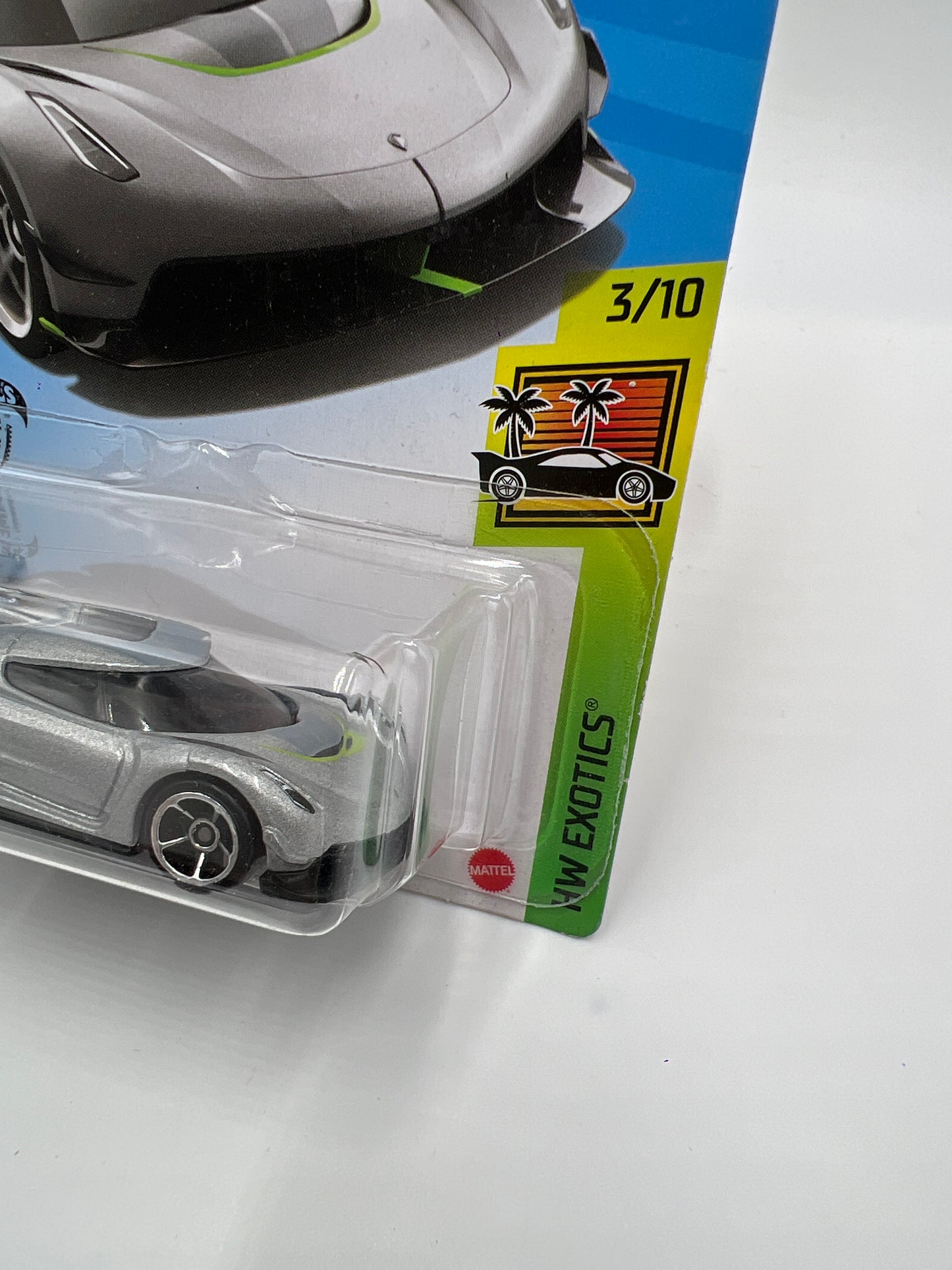 2020 Hot Wheels Exotics #228 2020 Koenigsegg Jesko Silver 104C