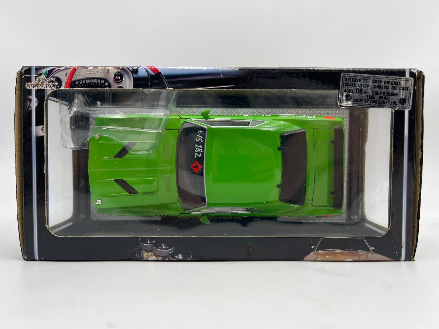 M2 Machines 1/24 10-16 Auto Drags 1971 Plymouth Cuda 440 Green VHTF