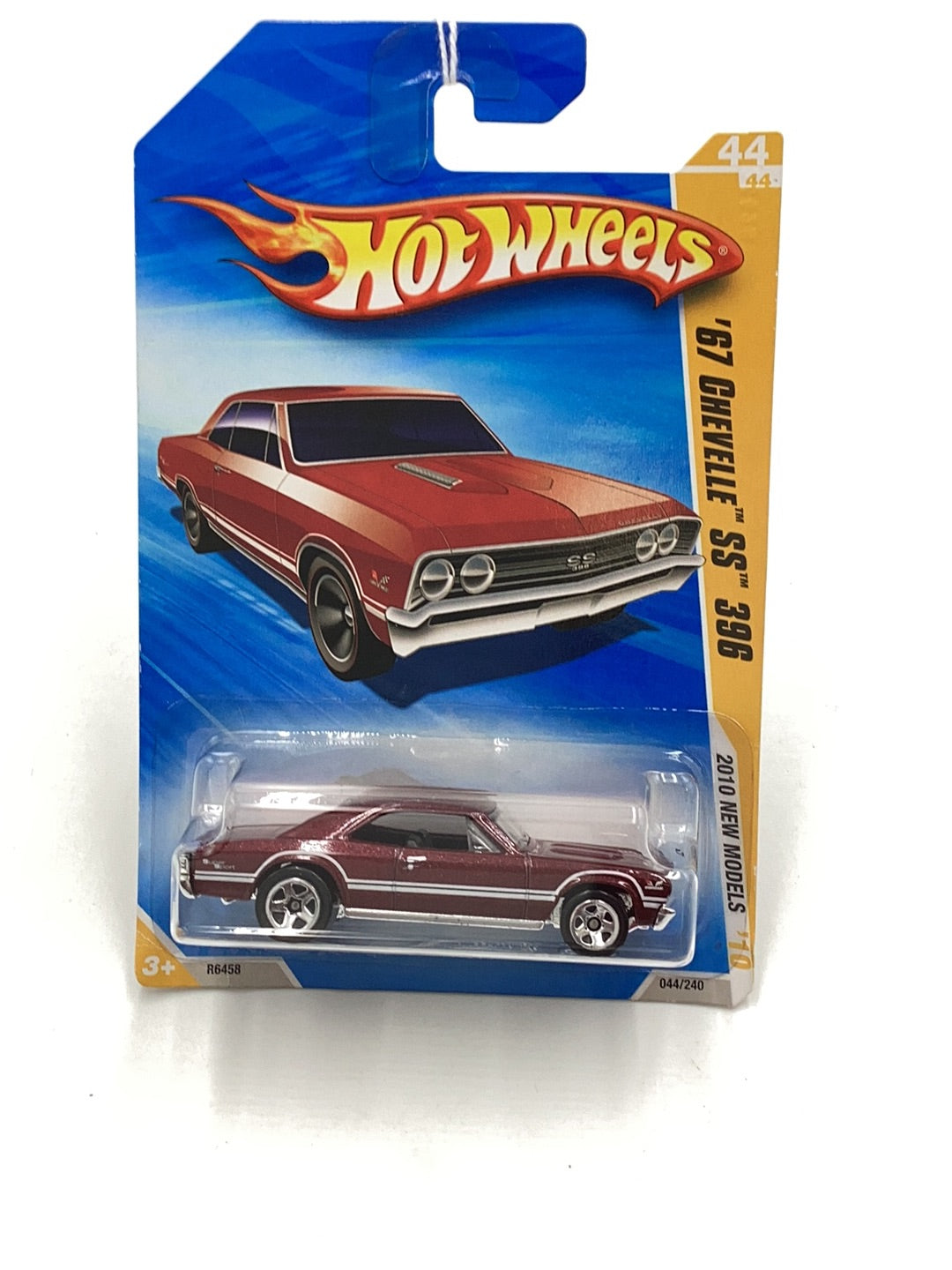 2010 Hot Wheels new models #44 67 Chevelle SS 396 maroon