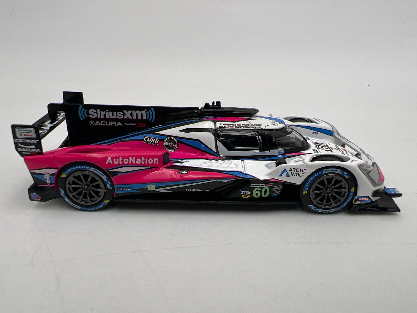 Mini GT #668 Acura ARX-06 GTP #60 2023 IMSA Daytona 24 Hrs Winner Meyer Shank Racing