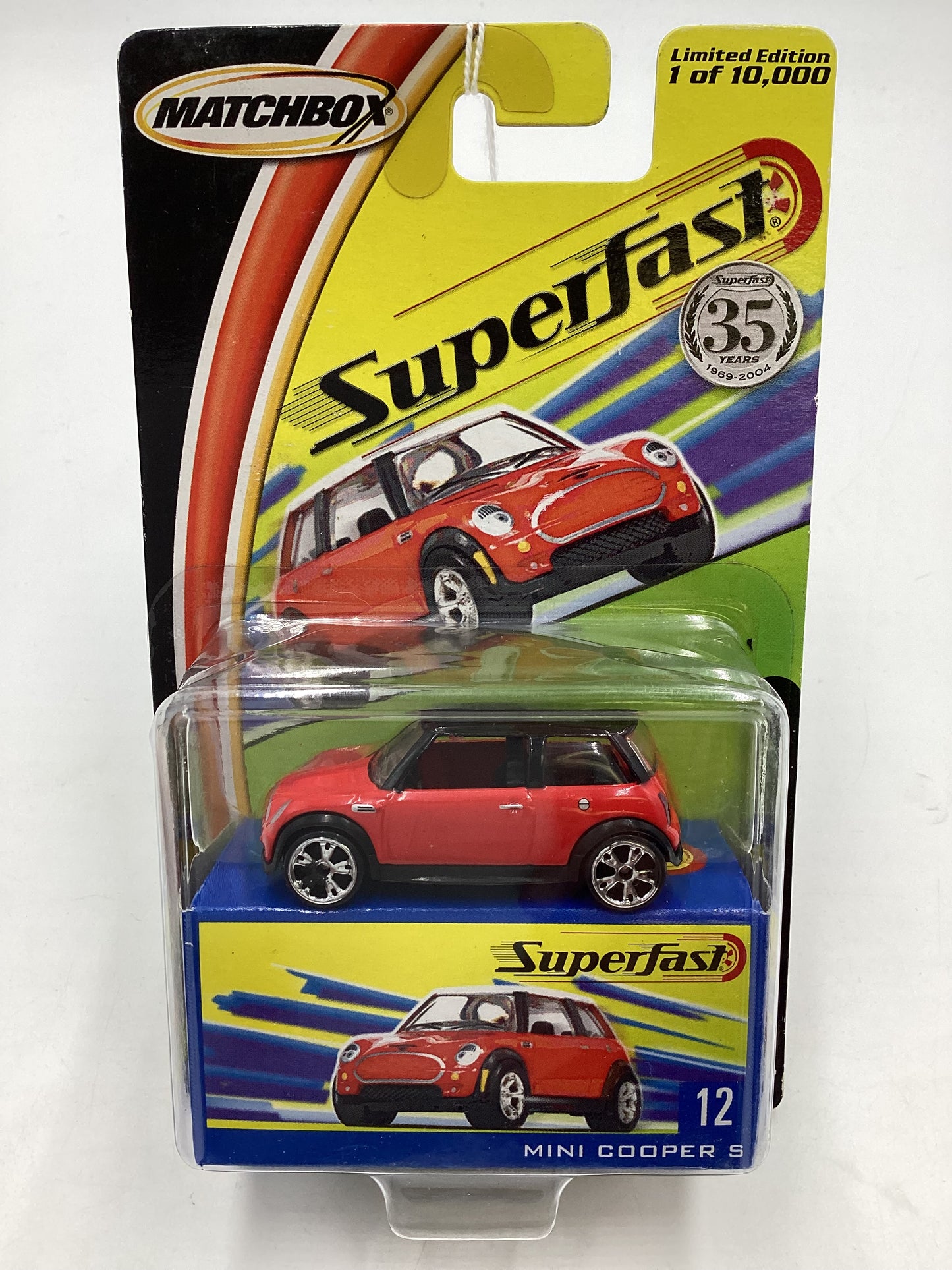 Matchbox 2004 Superfast #12 Mini Cooper S Red 172i