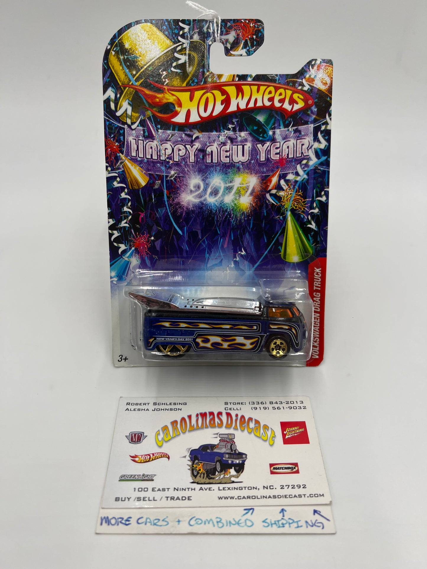 2011 Hot Wheels Happy New Year 2011 Volkswagen Drag Truck 159A