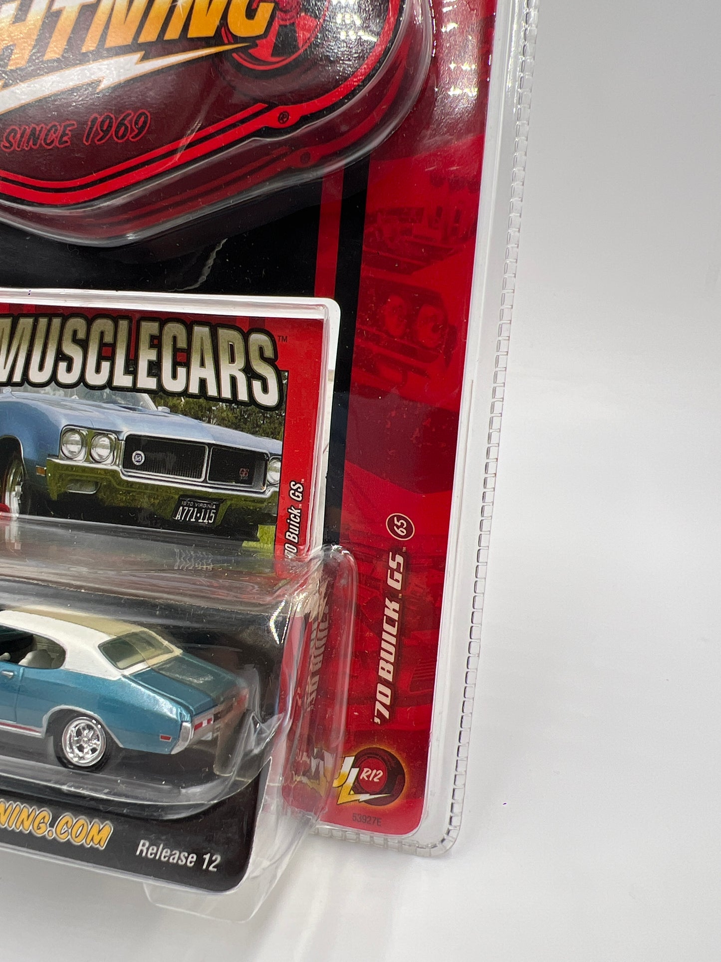 Johnny Lightning Muscle Cars R12 #65 70 Buick GS Blue 221A