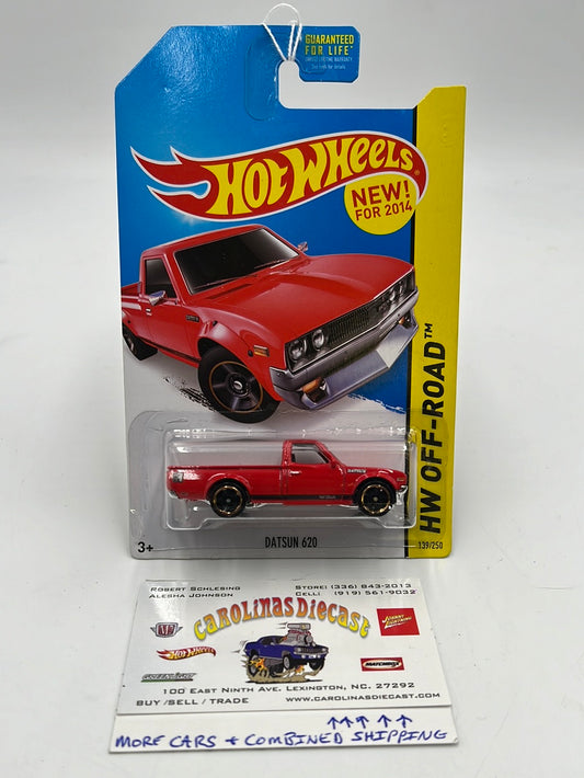 2014 Hot Wheels #139 HW Off-Road 72 Datsun 620 Red 88B