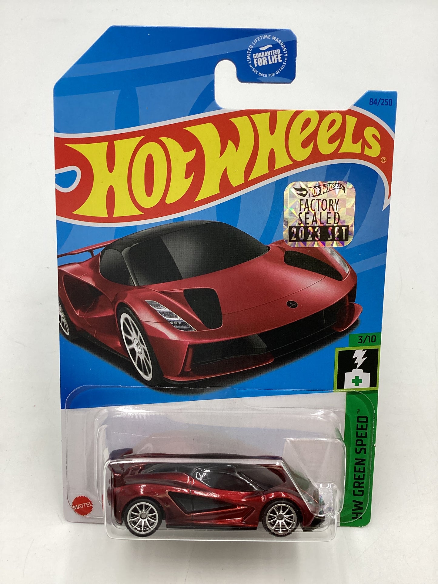 2023 Hot Wheels Super treasure hunt 1/1250 Lotus Evija Factory Sealed “Cracked Blister” with protector