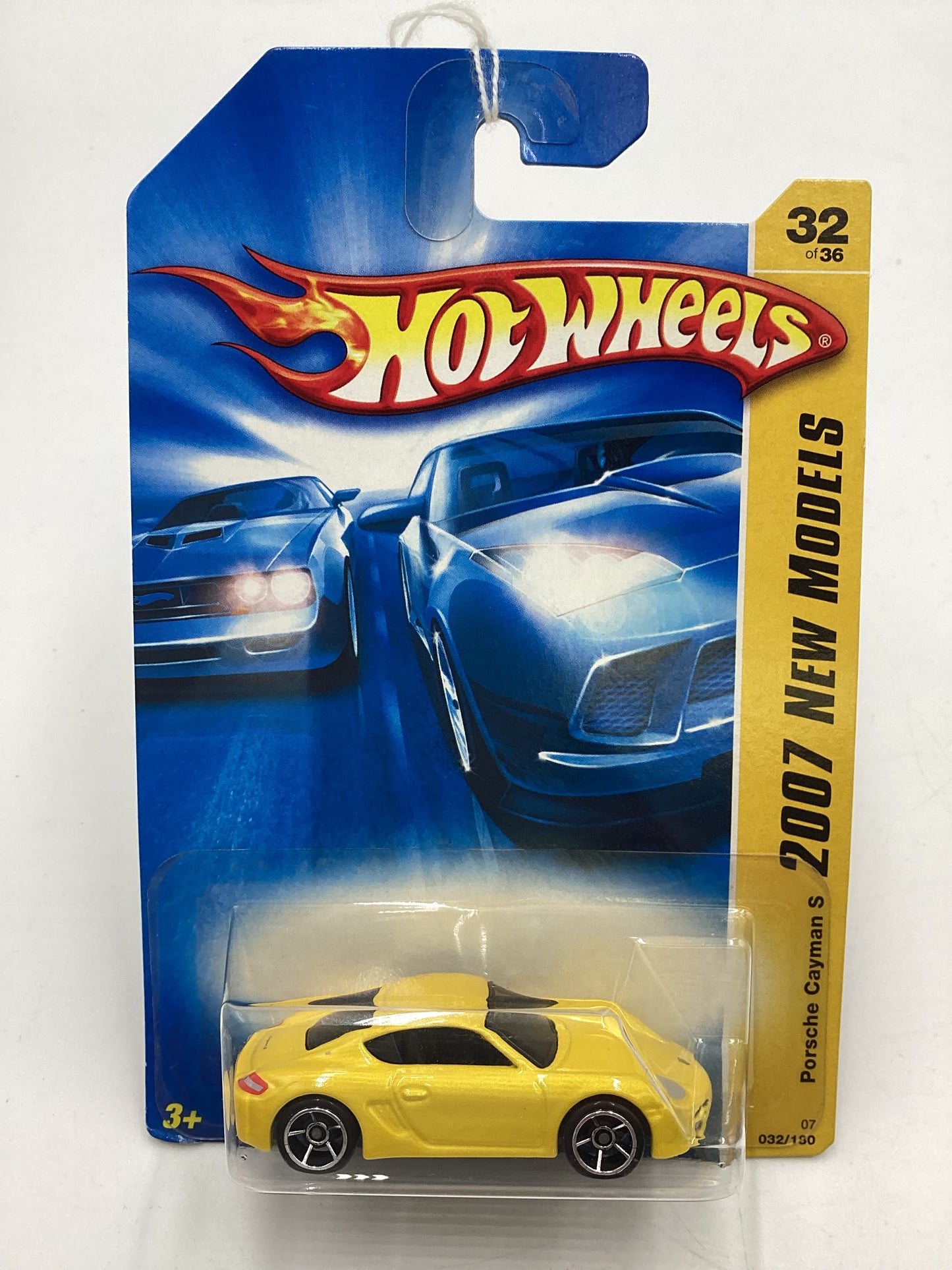 2007 Hot Wheels New Models #32 Porsche Cayman S Yellow 98A