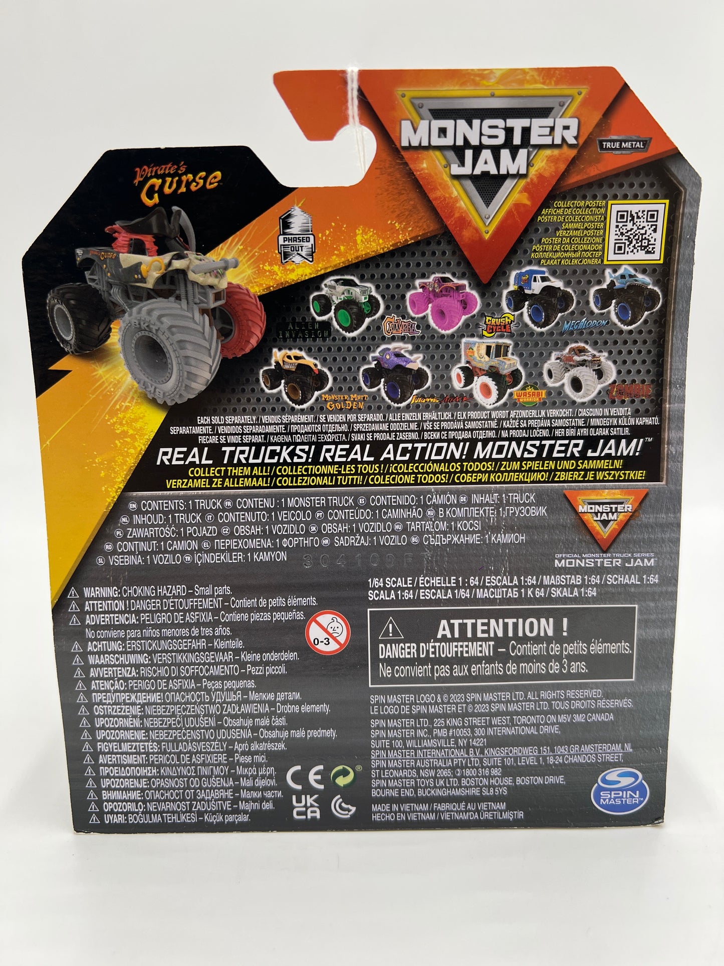 Monster Jam Series 31 Pirates Curse 125G