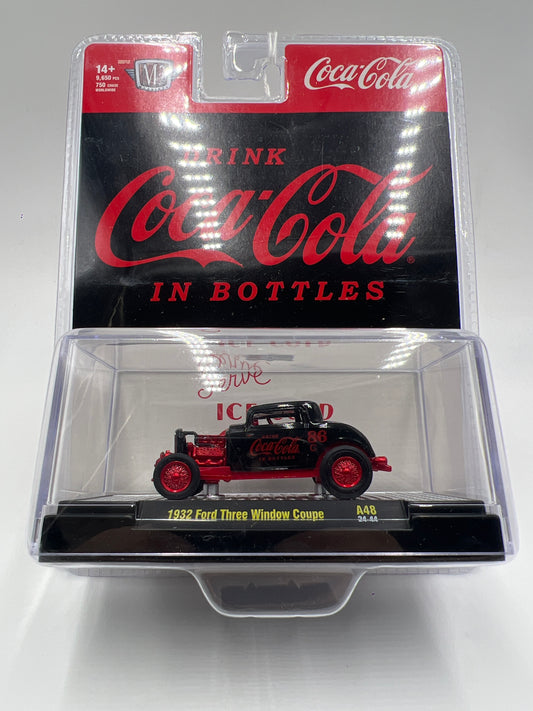 M2 Machines Coca Cola CHASE 1932 Ford Three Window Coupe Black A48