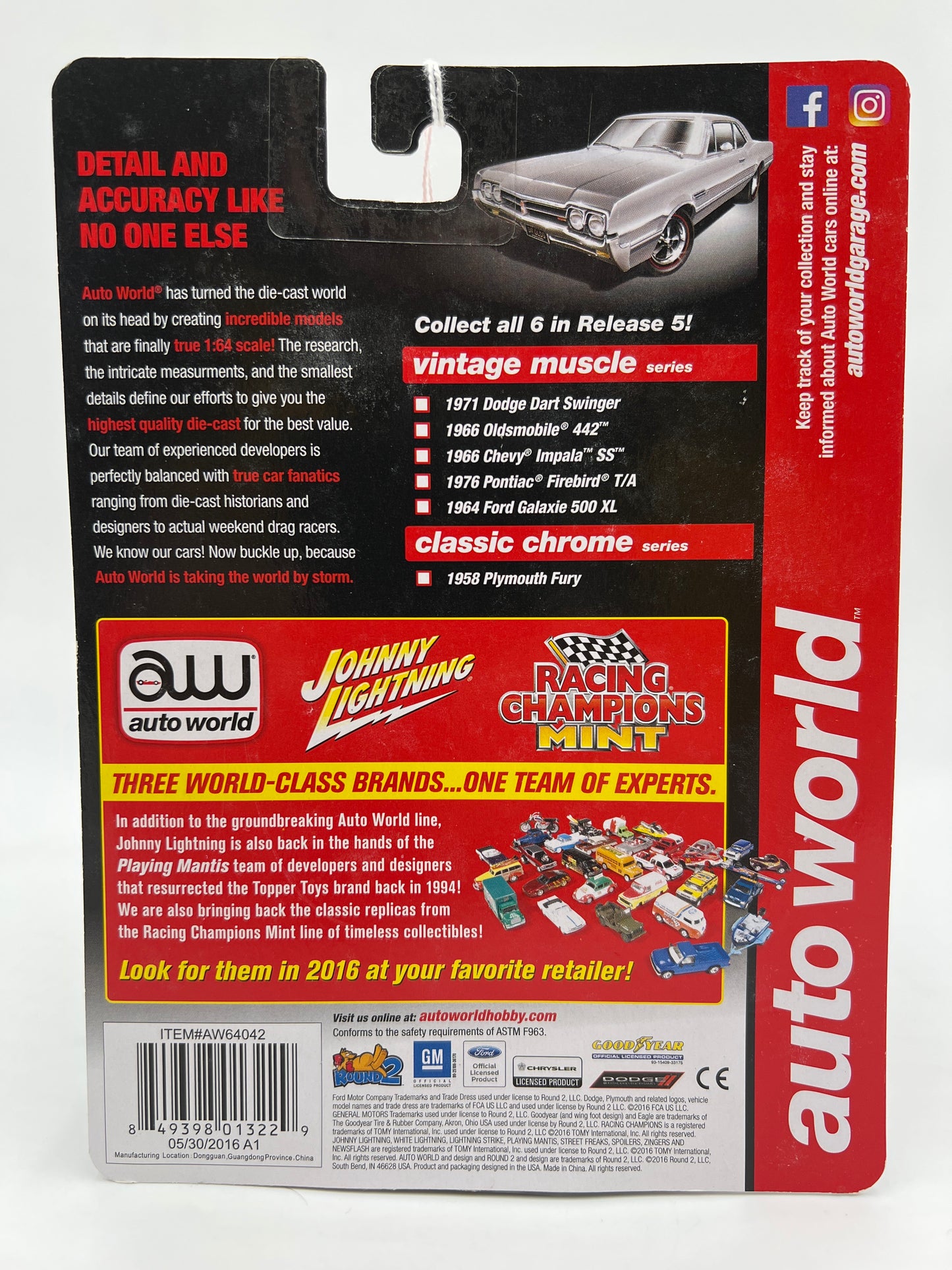 Auto World Vintage Muscle Walmart Exclusive Release 5 #4 1976 Pontiac Firebird T/A Green