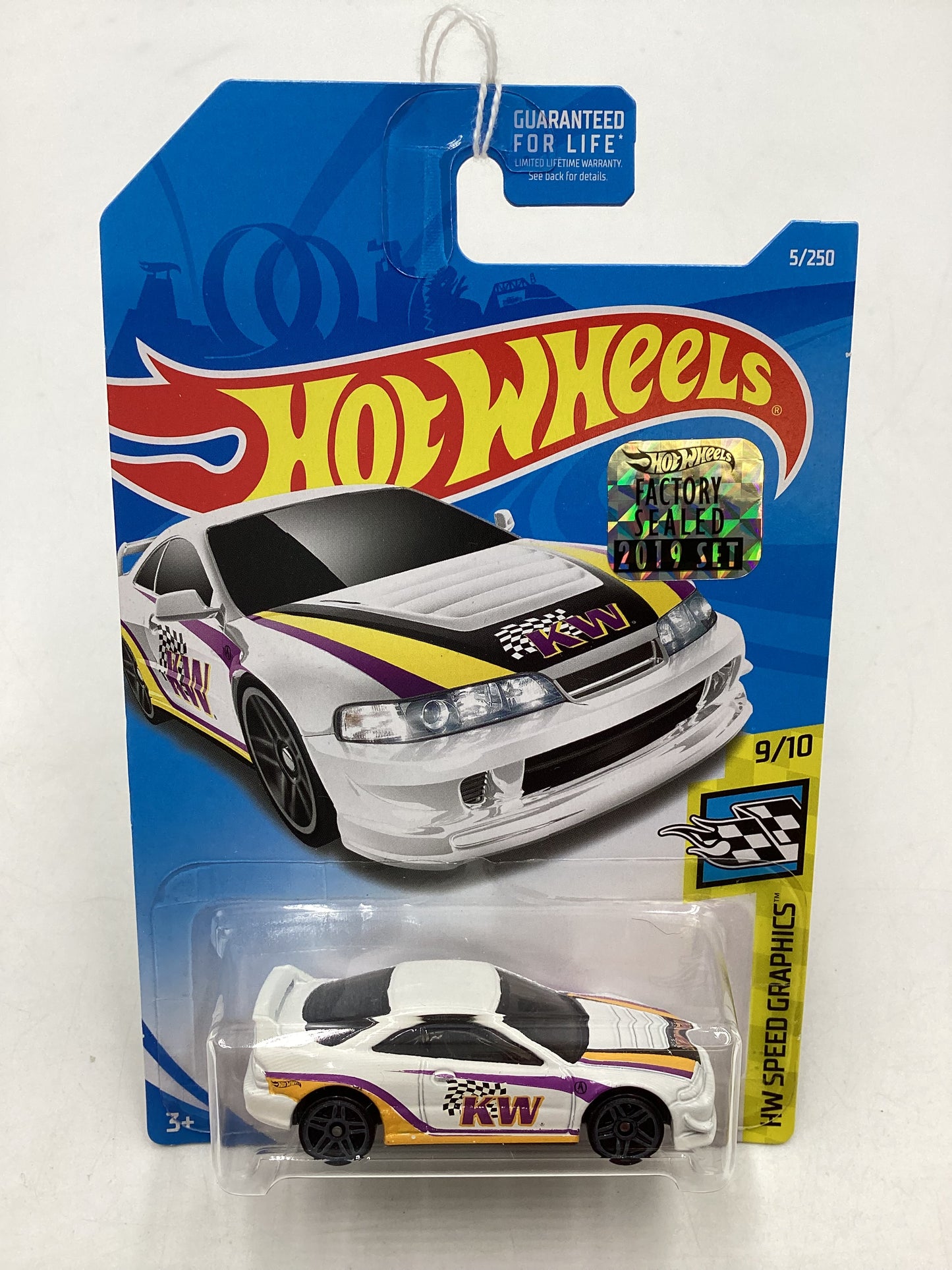 2019 Hot Wheels Factory Sealed #5 Custom 01 Acura Integra GSR White 101i