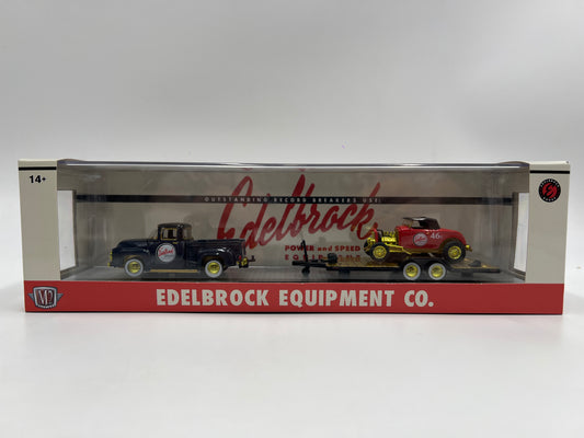 M2 Machines Auto Haulers CHASE Edelbrock 1956 Ford F-100 Truck & 1932 Ford Roadster R64