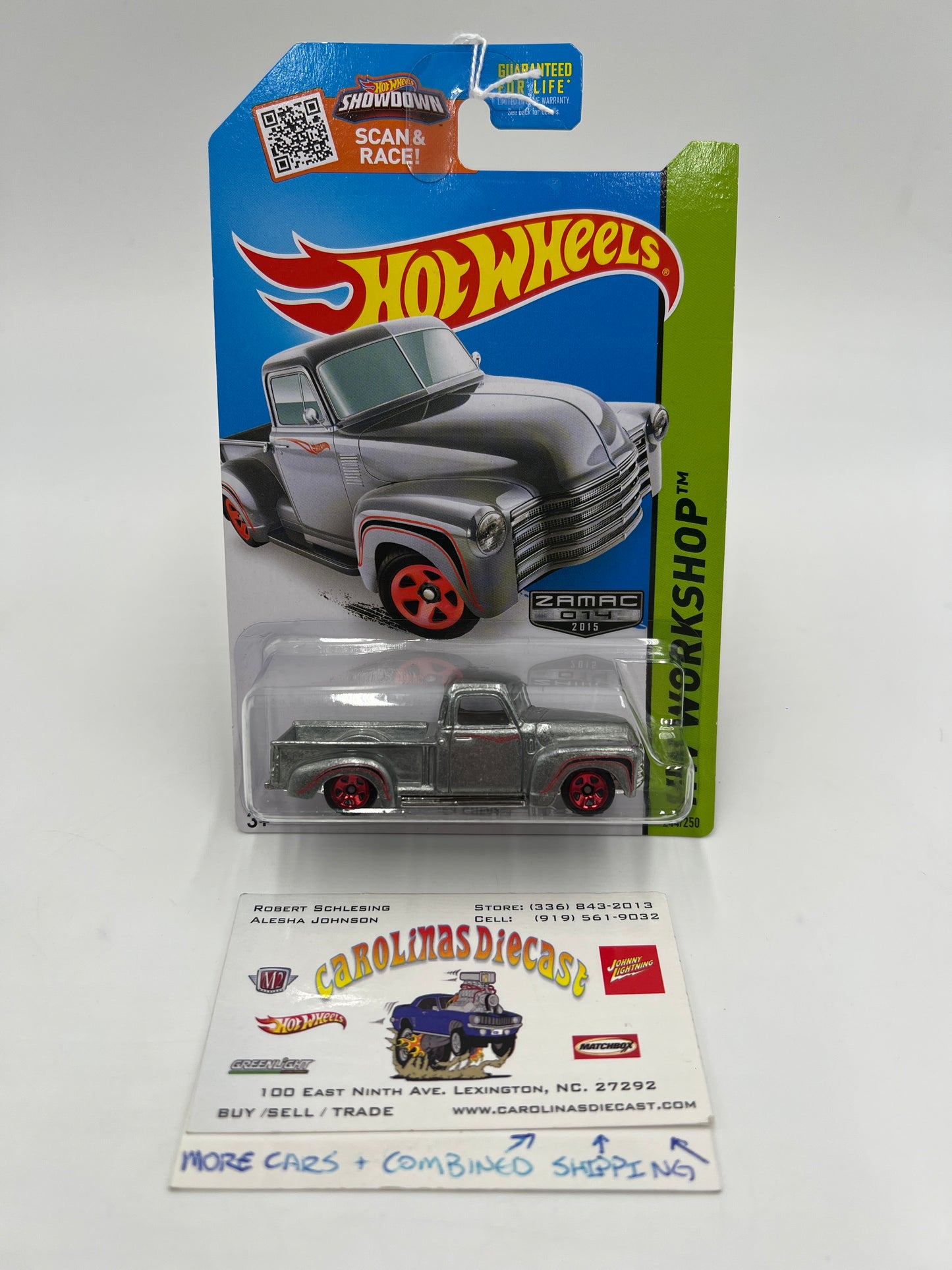 2015 Hot Wheels Walmart Exclusive Zamac 014 #244 52 Chevy
