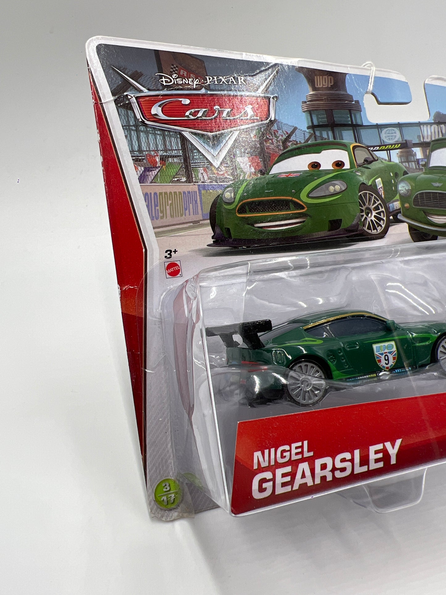 Disney Pixar Cars WGP 2 Pack Nigel Gearsley & Austin Littleton Card Not Perfect