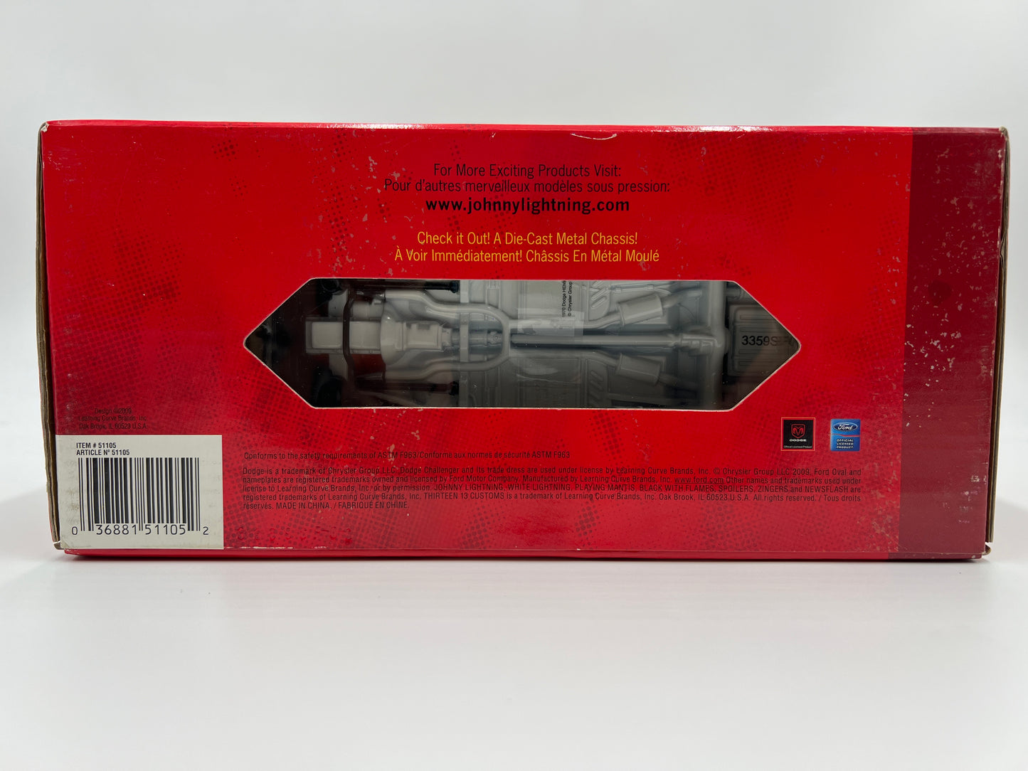 Johnny Lightning 1:24 Scale White Lightning Chase R41 1970 Dodge Challenger R/T Black VHTF