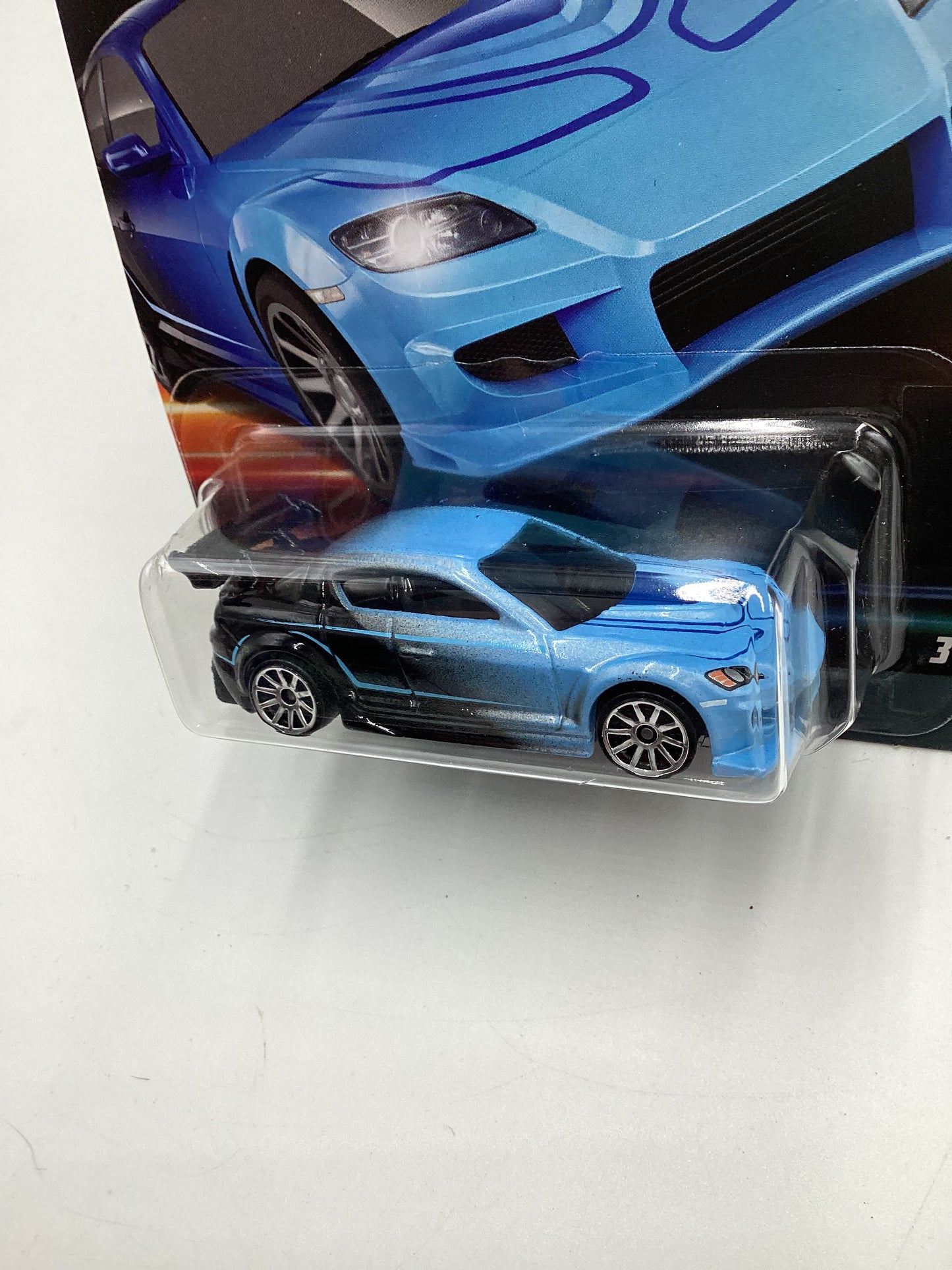 2023 Hot Wheels Fast and Furious Series 3  #3 Mazda RX-8 Blue/Black with protector