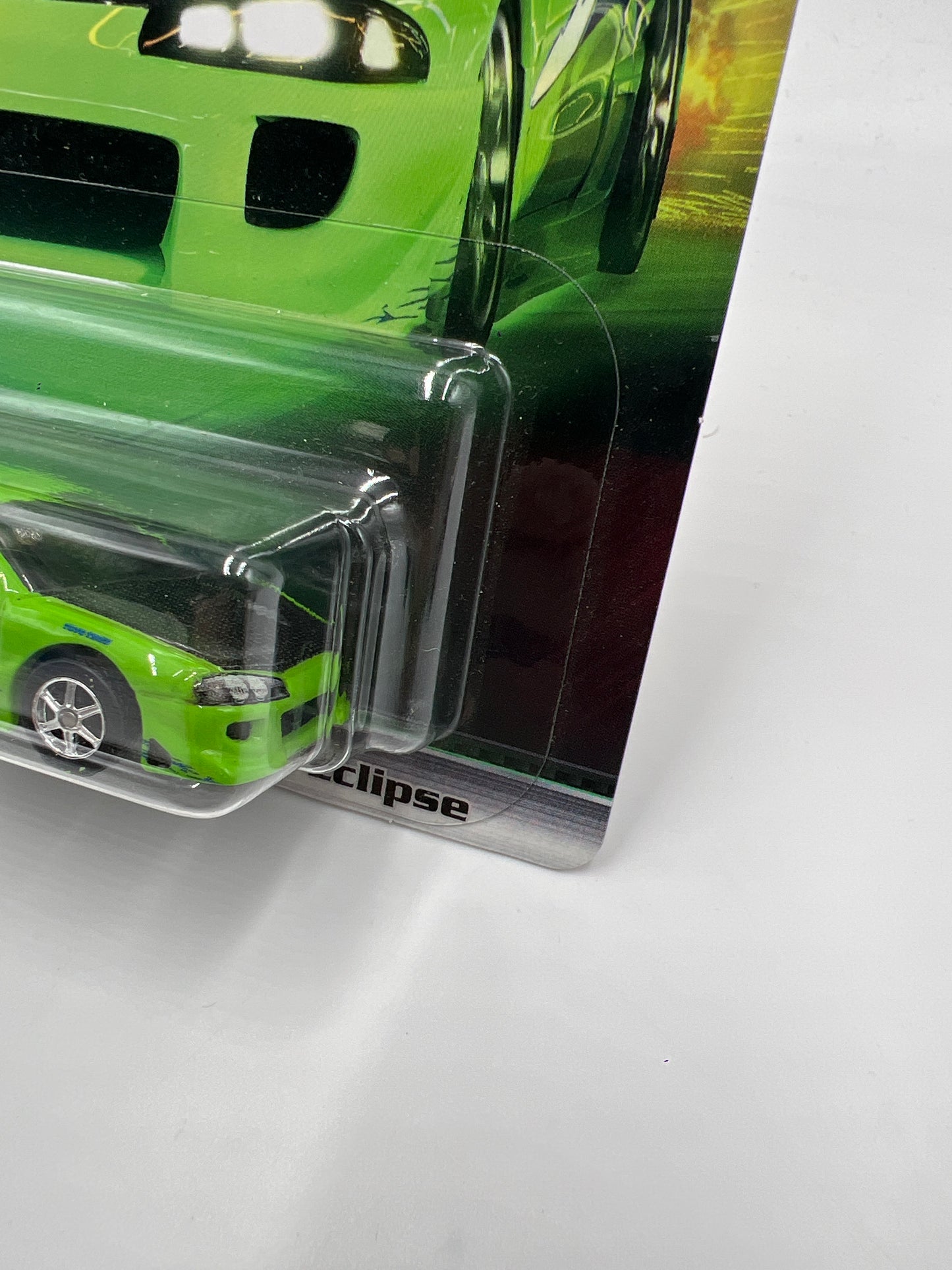 Hot Wheels Fast & Furious Original Fast #2 95 Mitsubishi Eclipse Green W/Protector