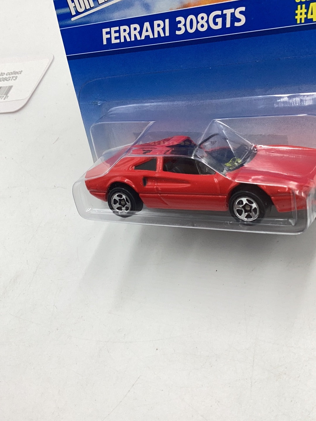 Hot wheels #496 Ferrari 308 GTS coolest to collect on card with protector