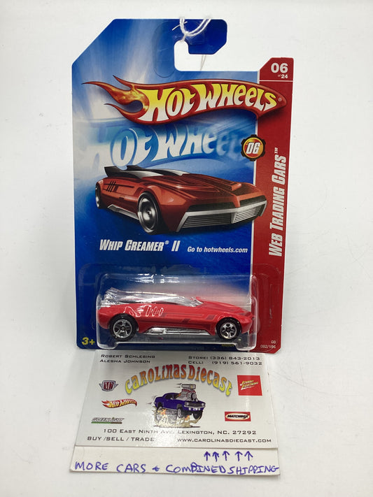 2008 Hot Wheels Web Trading Cars #82 Whip Creamer II Red EE1