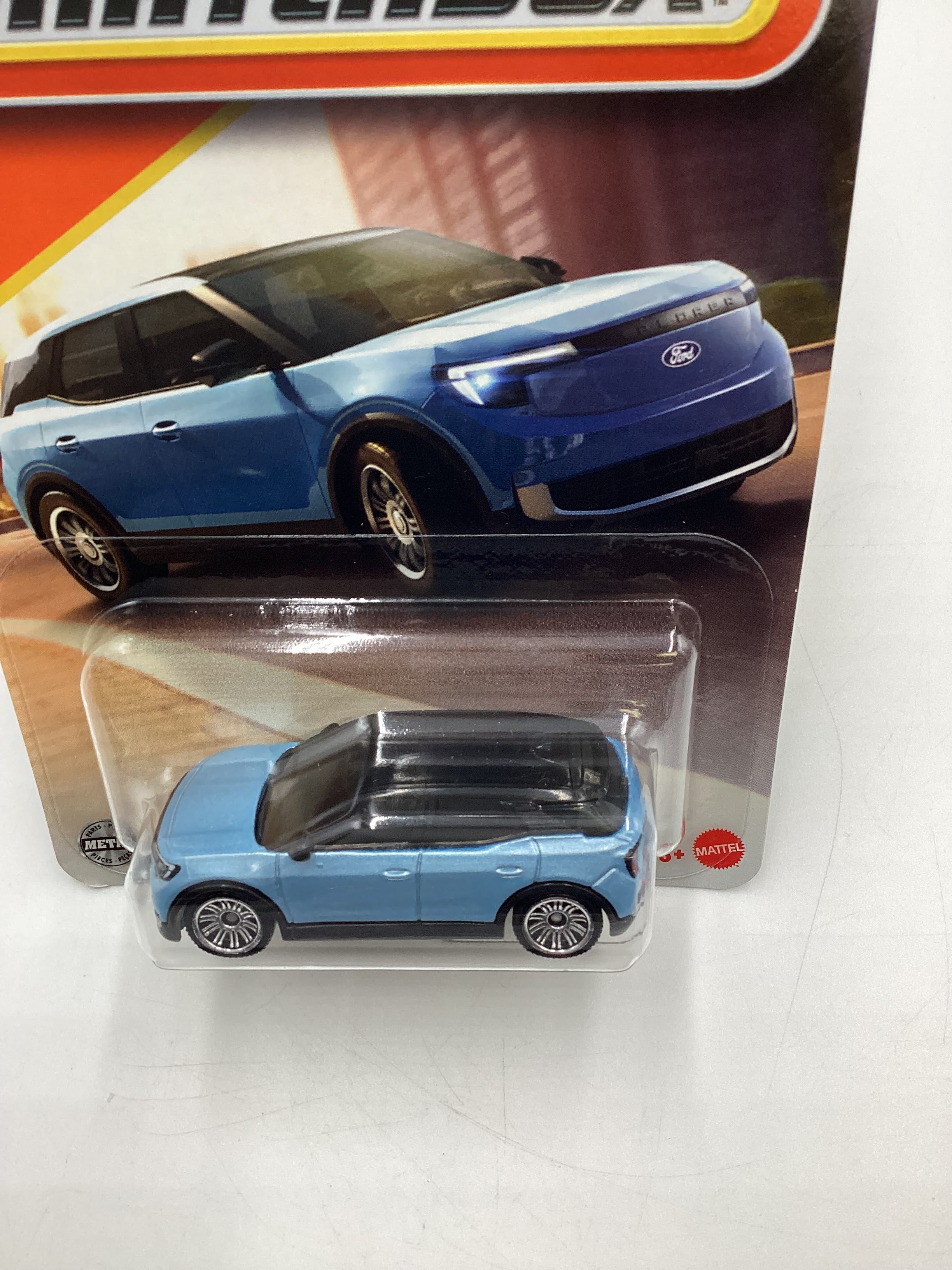 2025 Matchbox #7 2024 Ford Explorer Bev Light Blue 212B