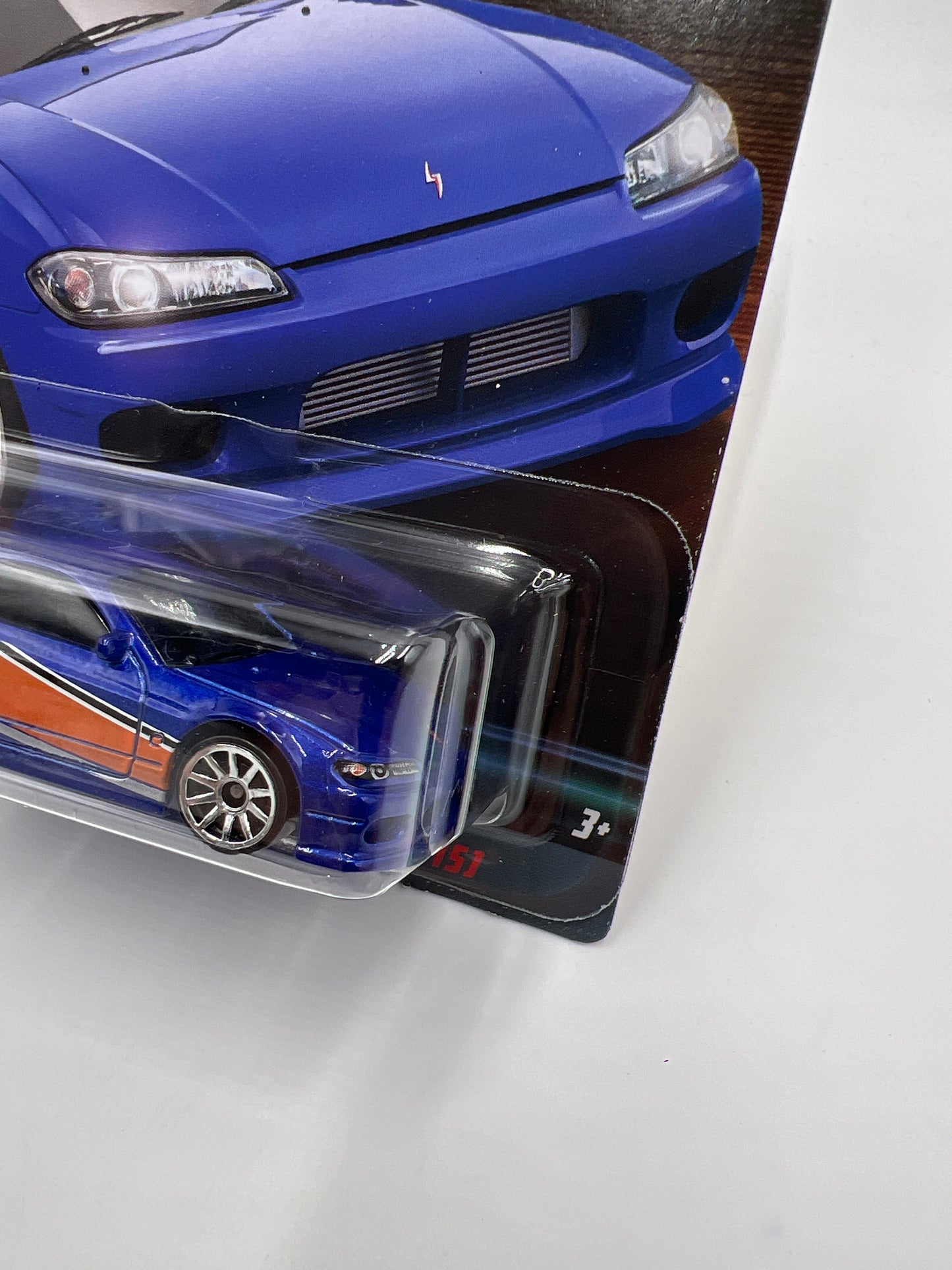 Hot Wheels Fast & Furious Series 1 #3 Tokyo Drift Nissan Silvia S15 Blue/Orange 71E