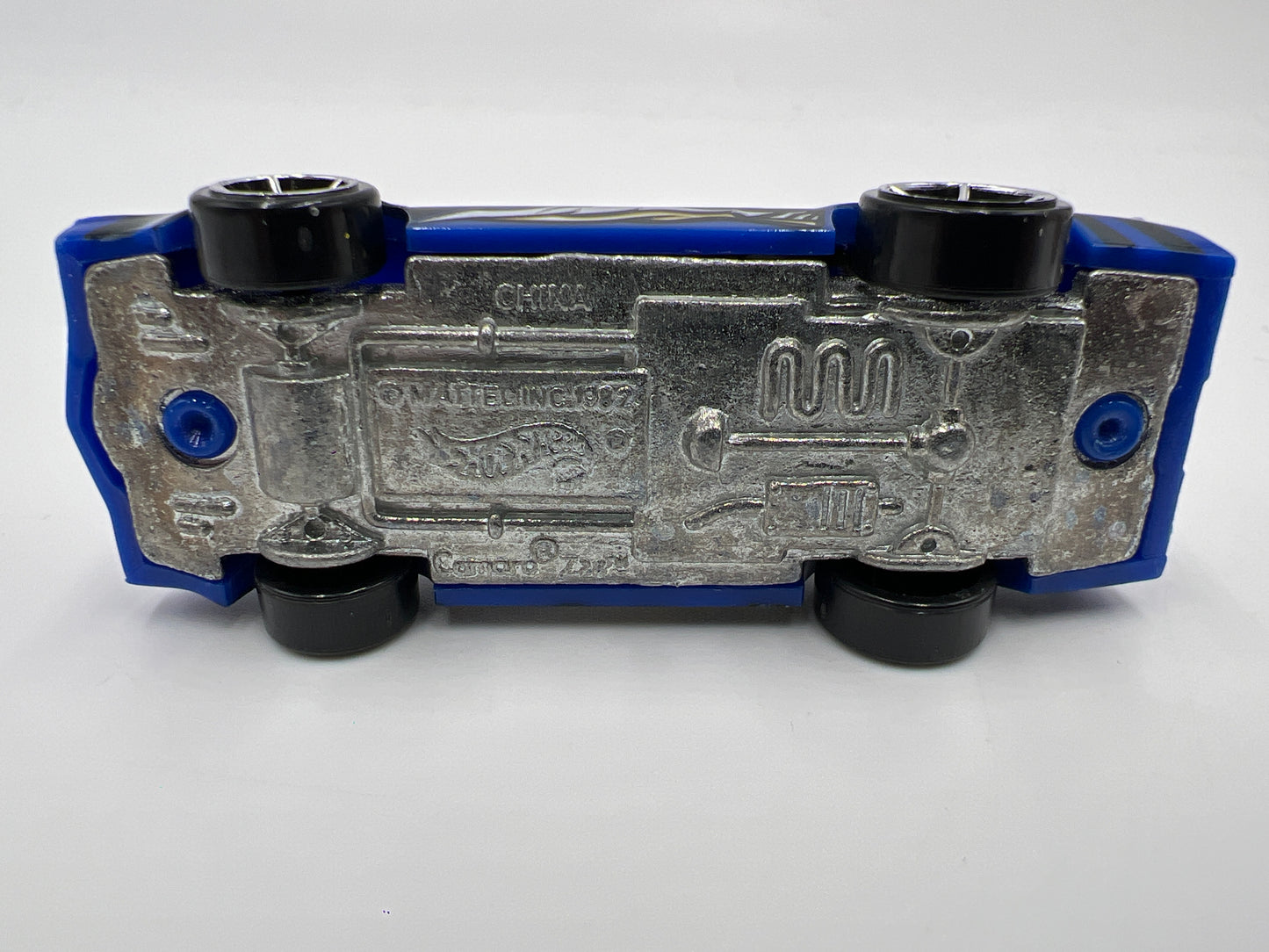 Hot Wheels 1/64 Chevy Camaro Z28 Blue W/Bird Head Loose