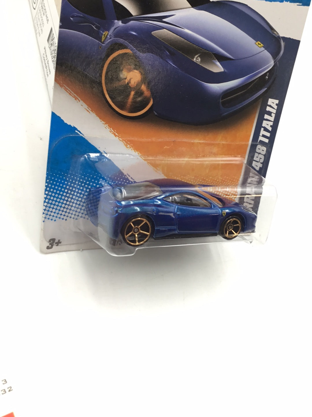 2011 Hot wheels #146 Ferrari 458 Italia fte faster than ever