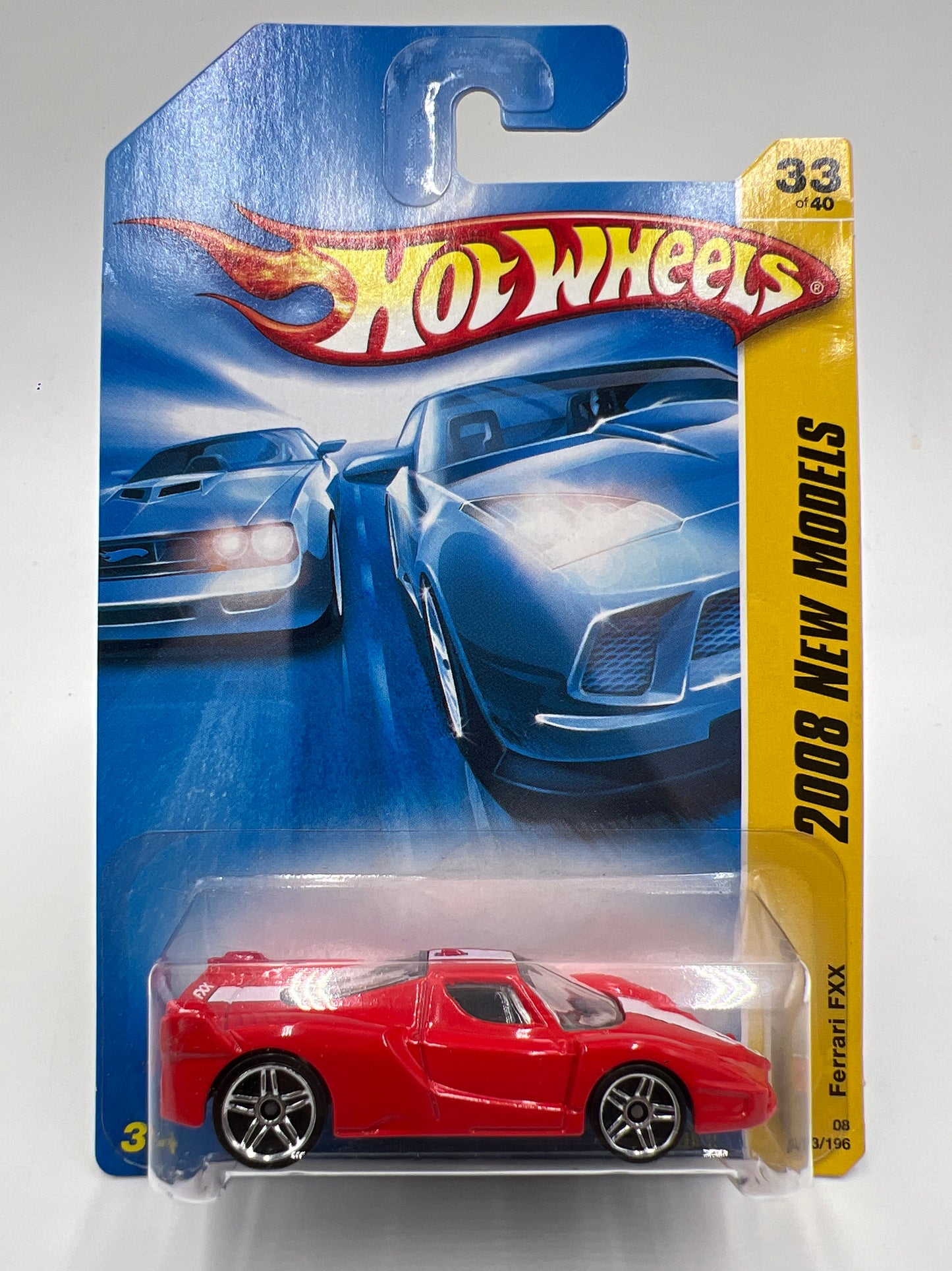 2008 Hot Wheels New Models #33 Ferrari FXX Red W/Protector SR