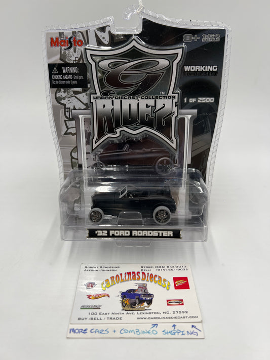 Maisto G Ridez 1/2500 32 Ford Roadster Matte Black 188B
