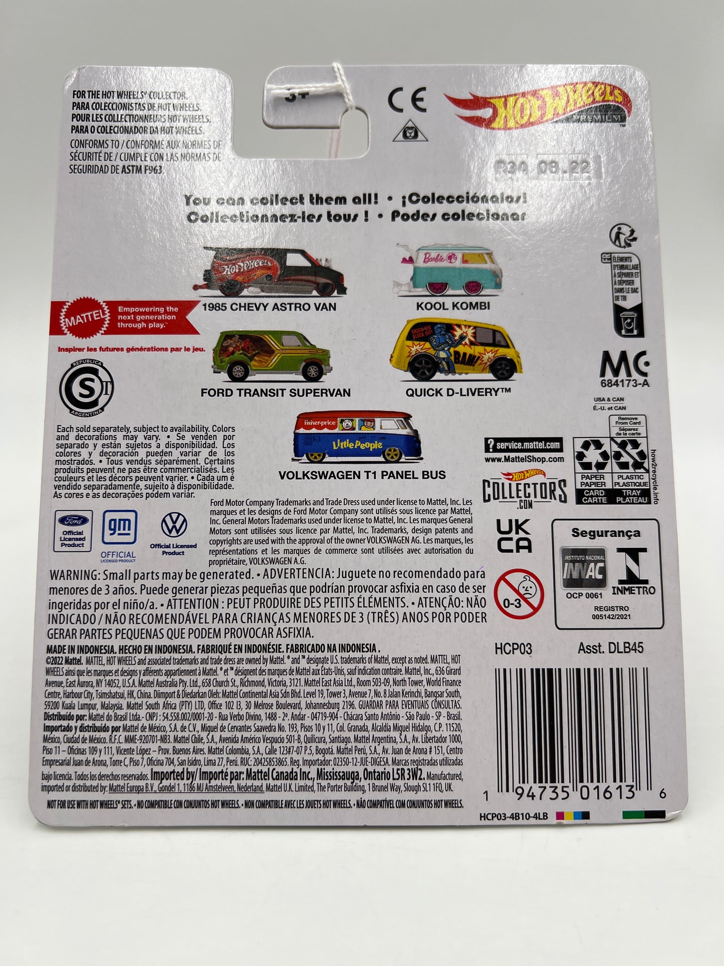 Hot Wheels Pop Culture Premium #2 Kool Kombi Barbie 241A