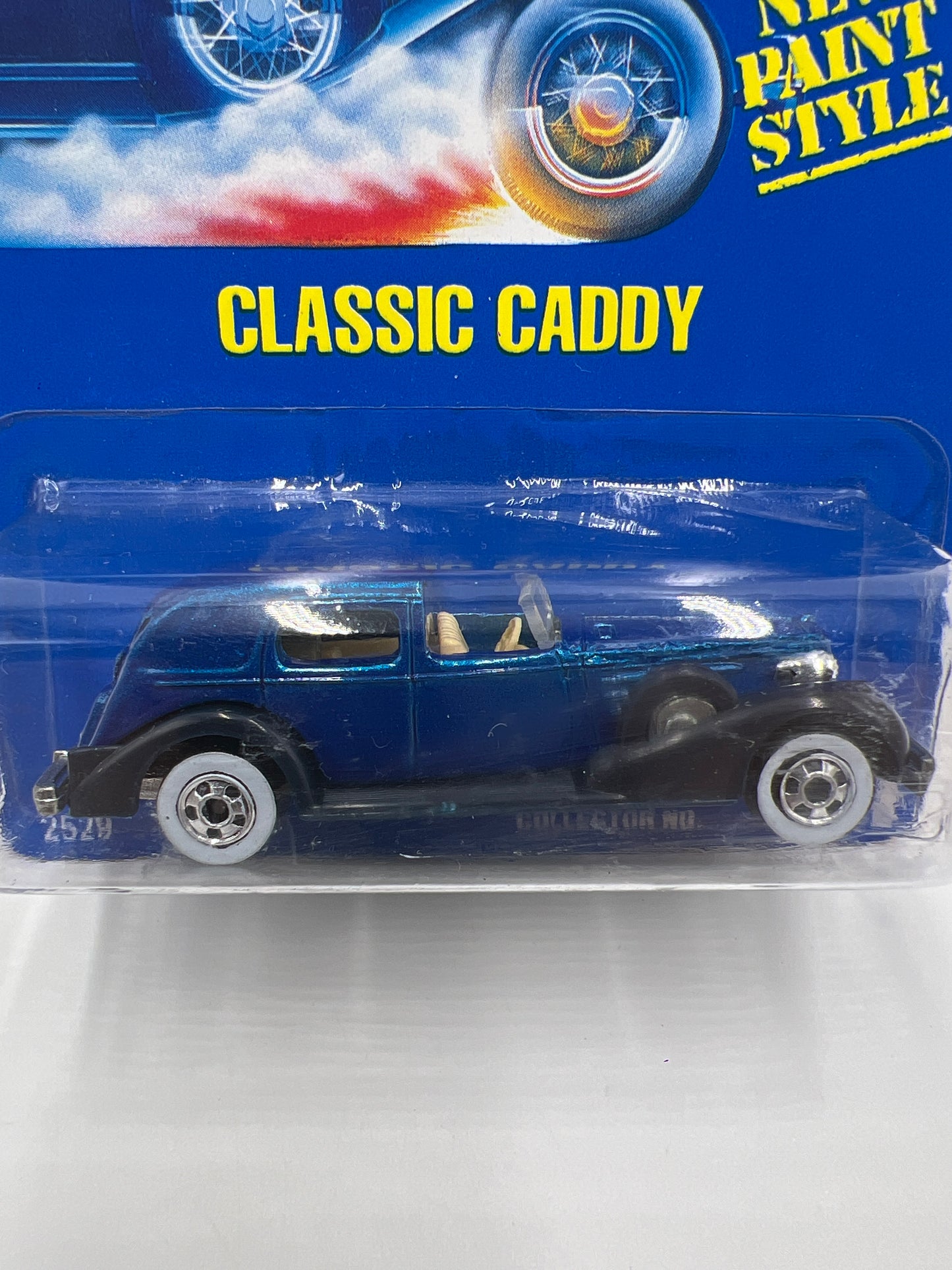 1991 Hot Wheels Collector #44 Classic Caddy Blue W/White Wall Tires 240F
