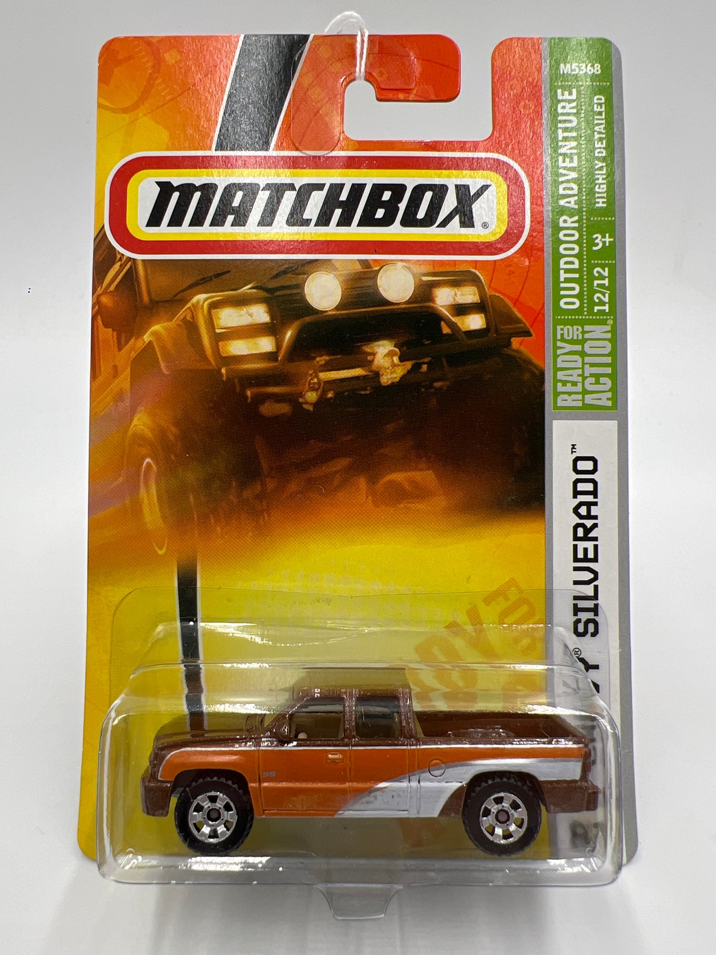 Matchbox Outdoor Adventure #87 Chevy Silverado Orange/Brown 209D
