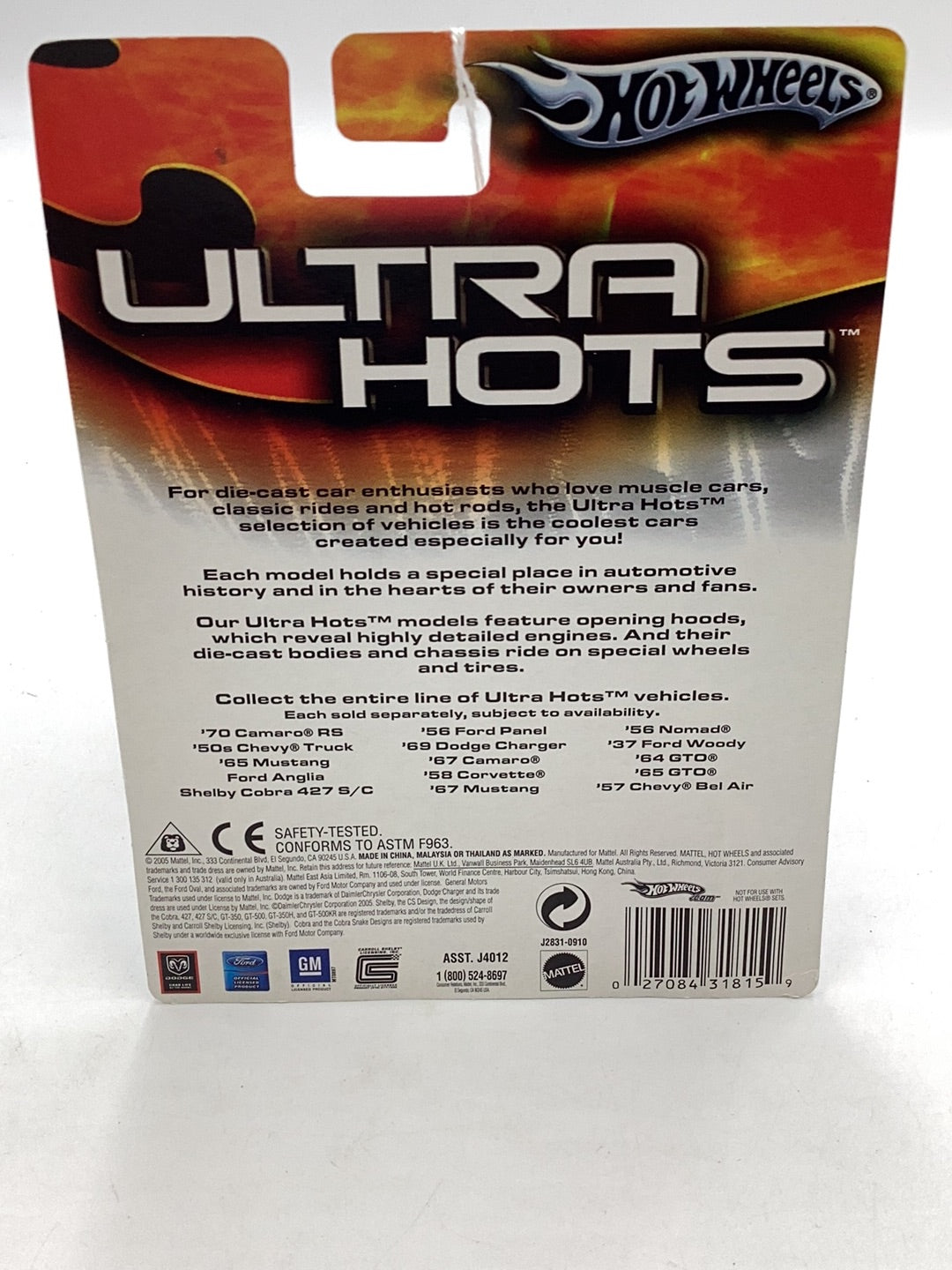 Hot wheels Ultra Hots 2005 ‘65 Mustang Convertible 257I