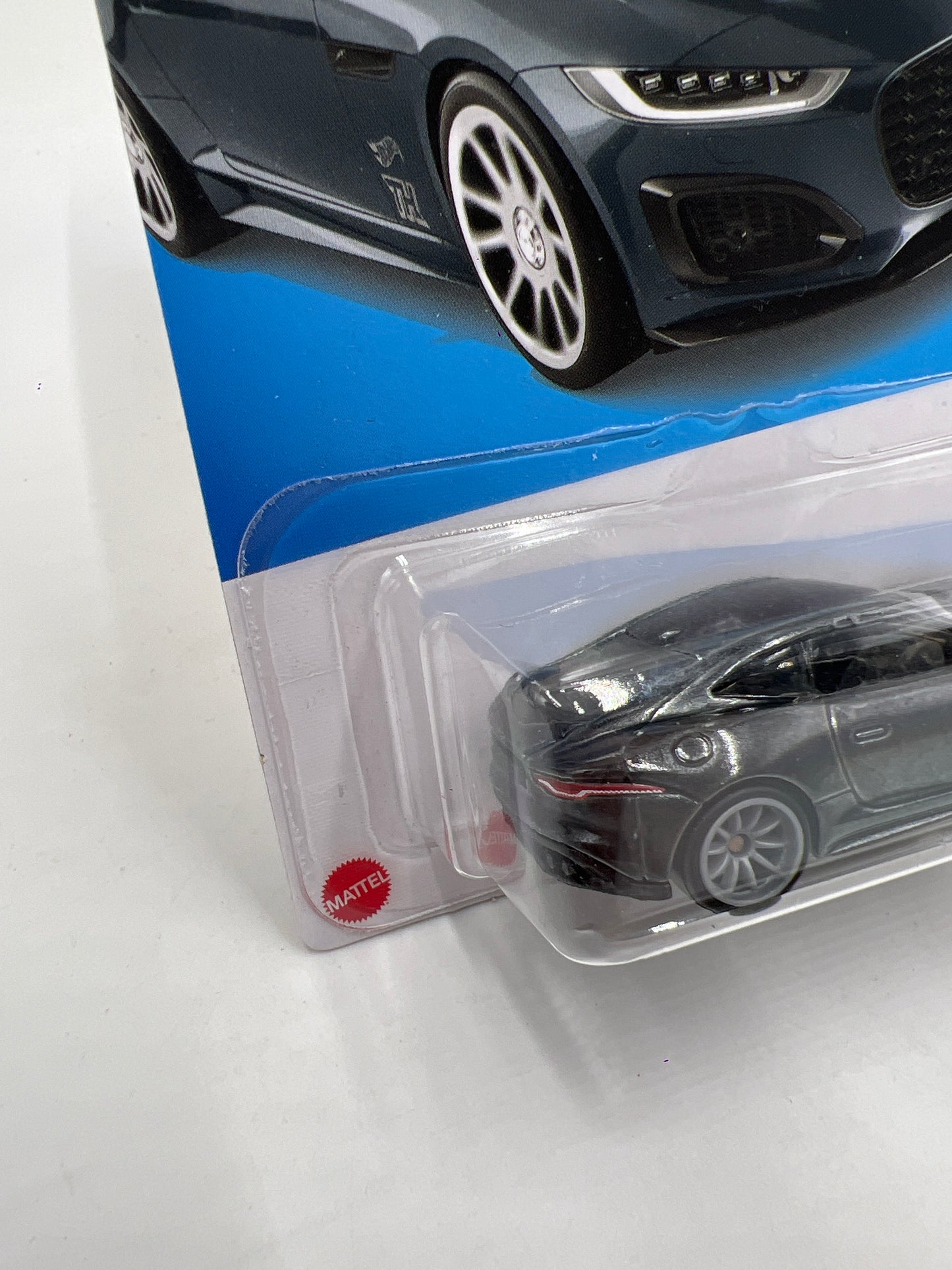 2022 Hot Wheels Super Treasure Hunt #158 2020 Jaguar F-Type Gray W/Protector