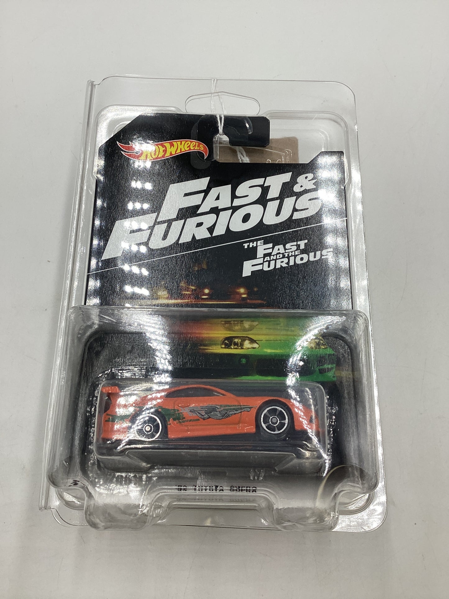 Hot wheels 2016 Fast and furious 94 Toyota supra orange #1 w/protector 69A