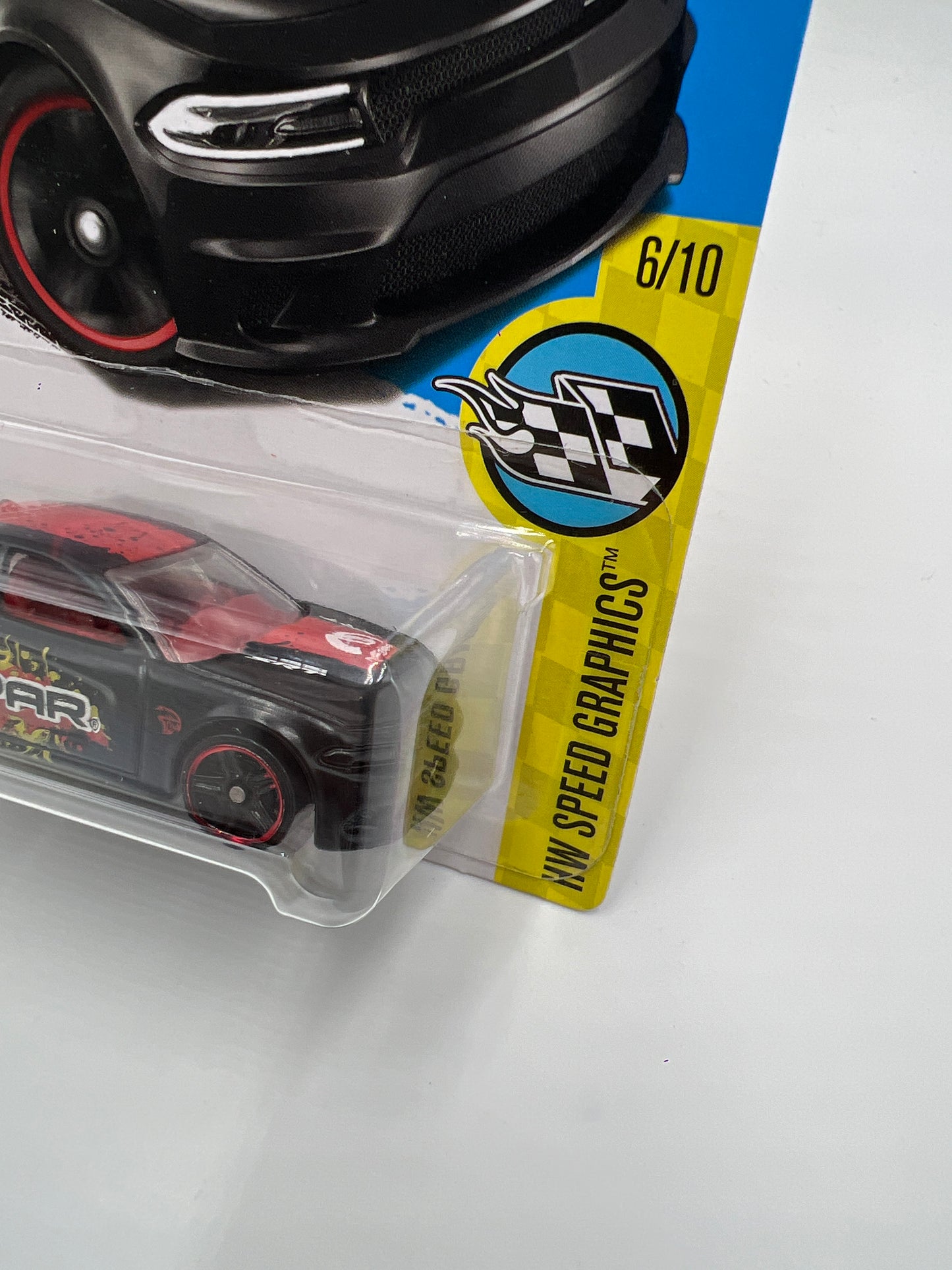 2017 Hot Wheels Speed Graphics #106 15 Dodge Charger SRT Black