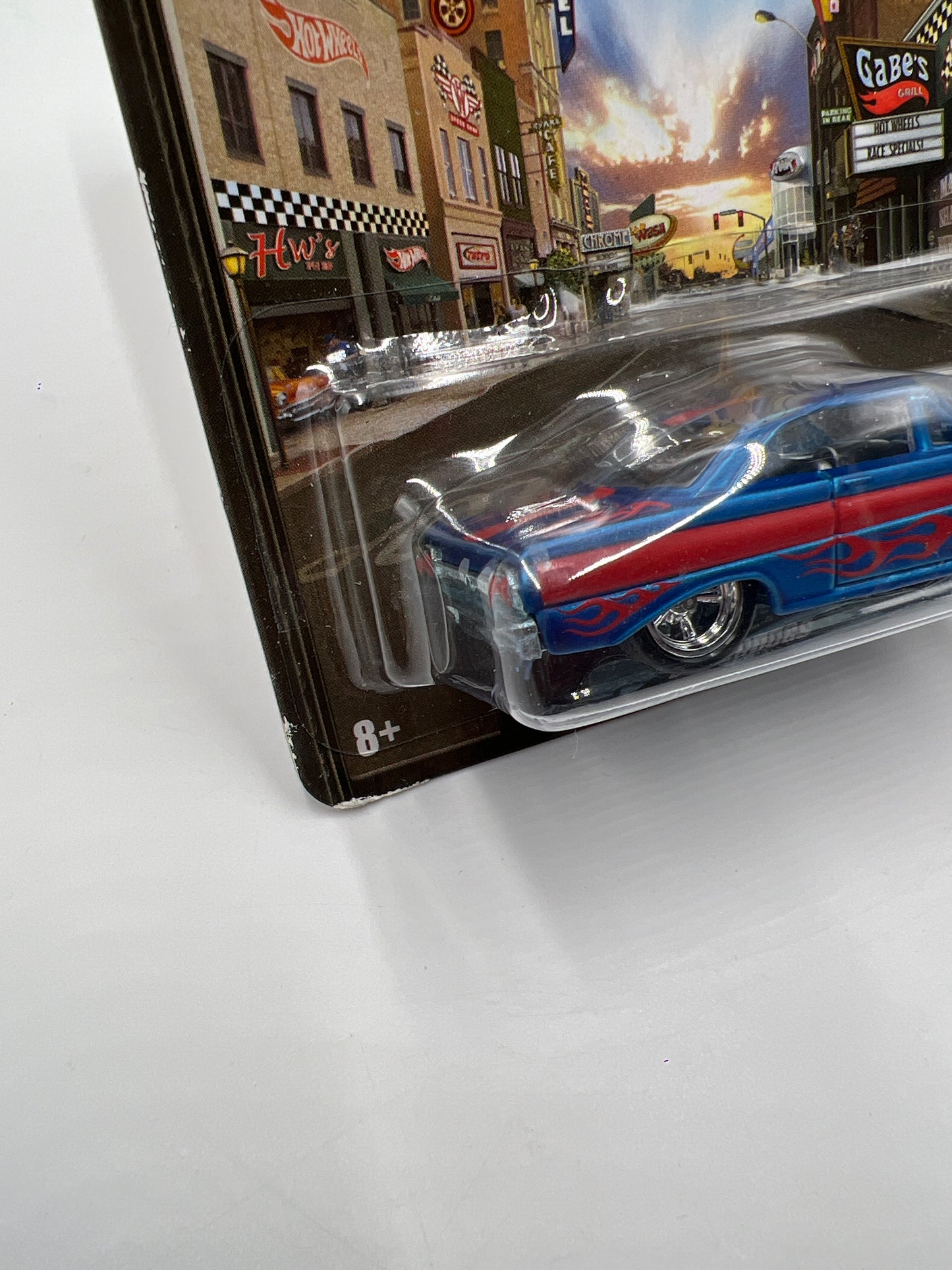 Hot Wheels Boulevard Underdogs 64 Ford Falcon Sprint Blue W/Protector #1