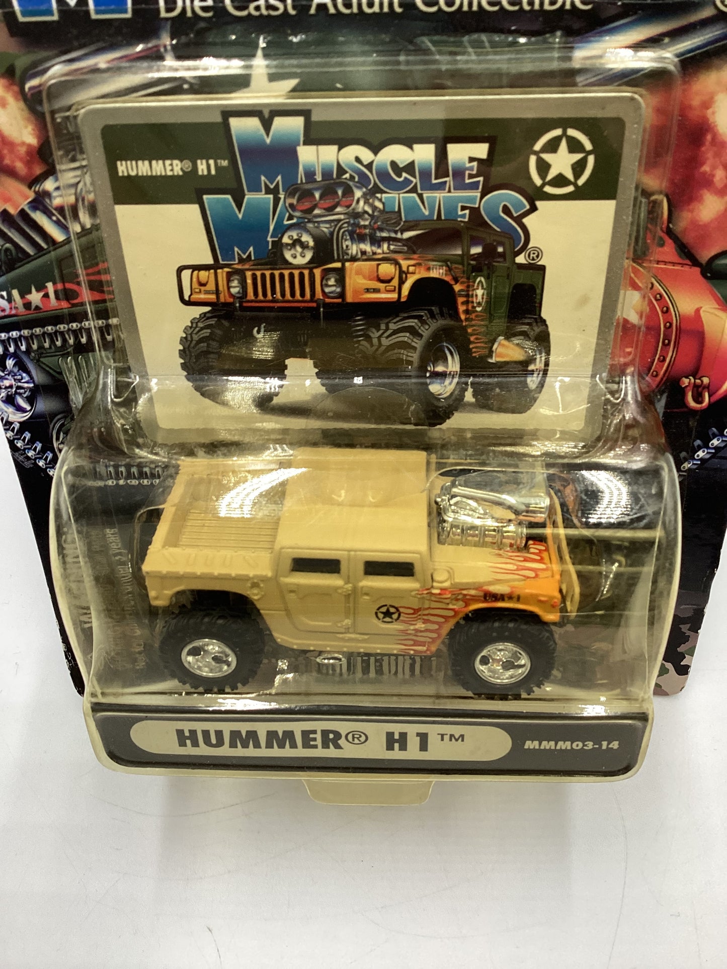 Military Muscle Machines  MMM03-14 Hummer H1 Tan (SR)