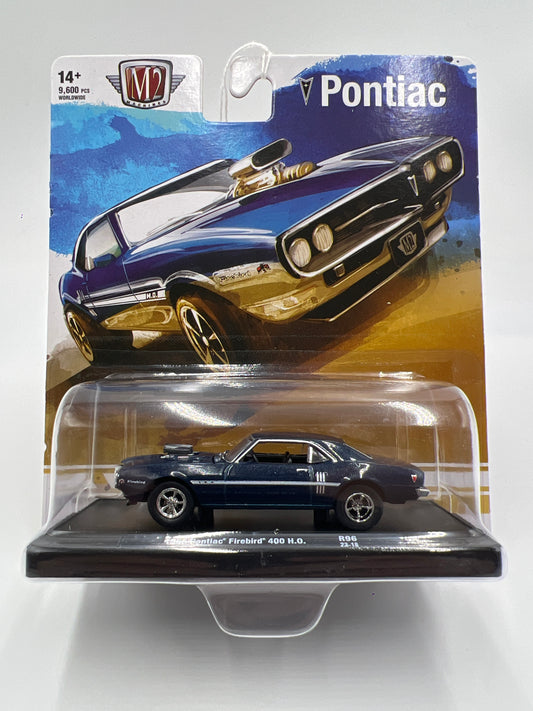 M2 Machines Auto-Drivers 1968 Pontiac Firebird 400 H.O. Blue R96 188P