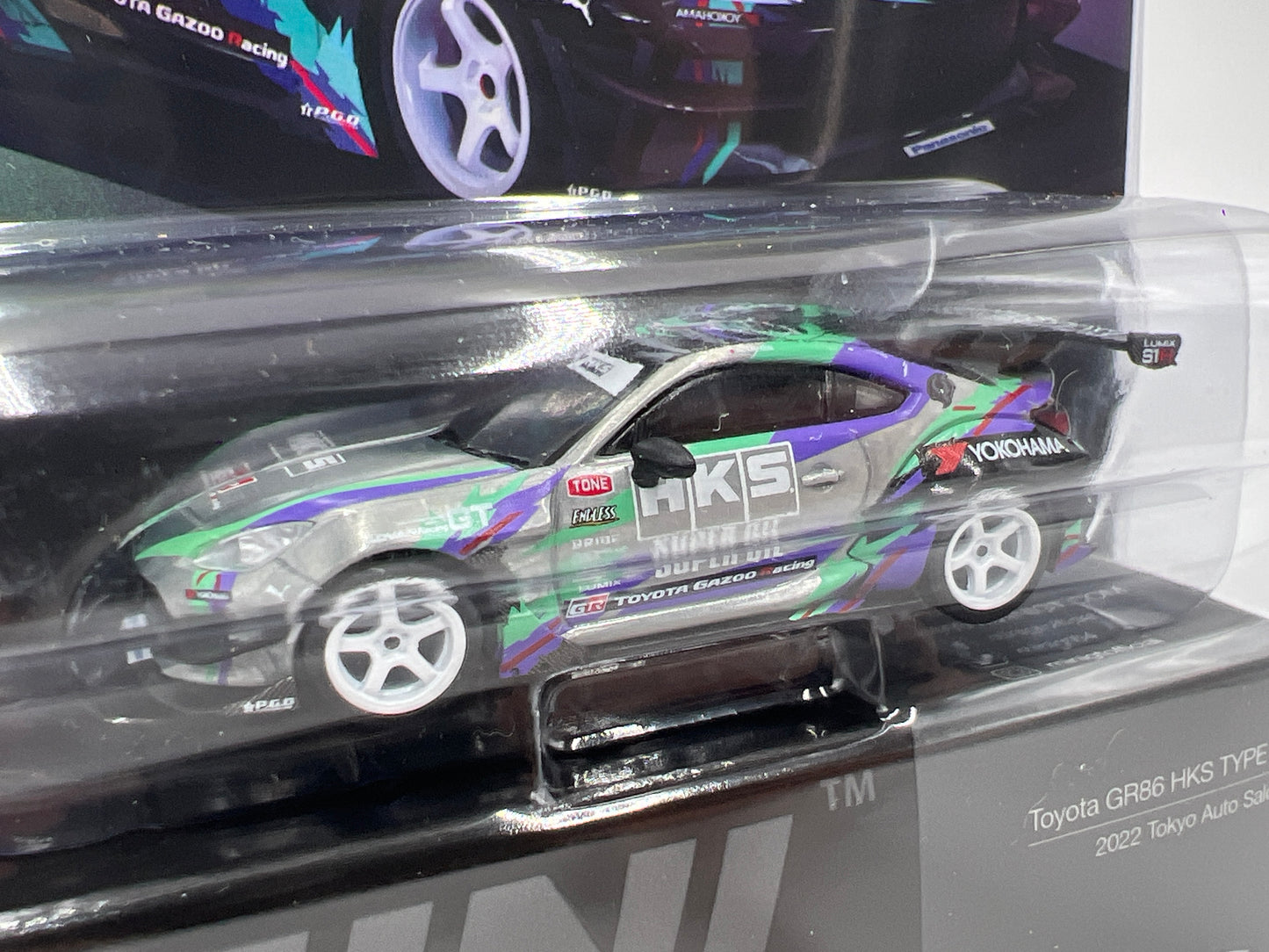 Mini GT #1005 CHASE Toyota GR86 HKS Type R 2022 Tokyo Auto Salon