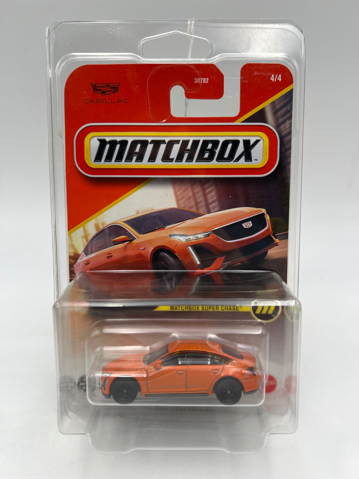 2025 Matchbox Super Chase 2021 Cadillac CT5-V Orange W/Protector