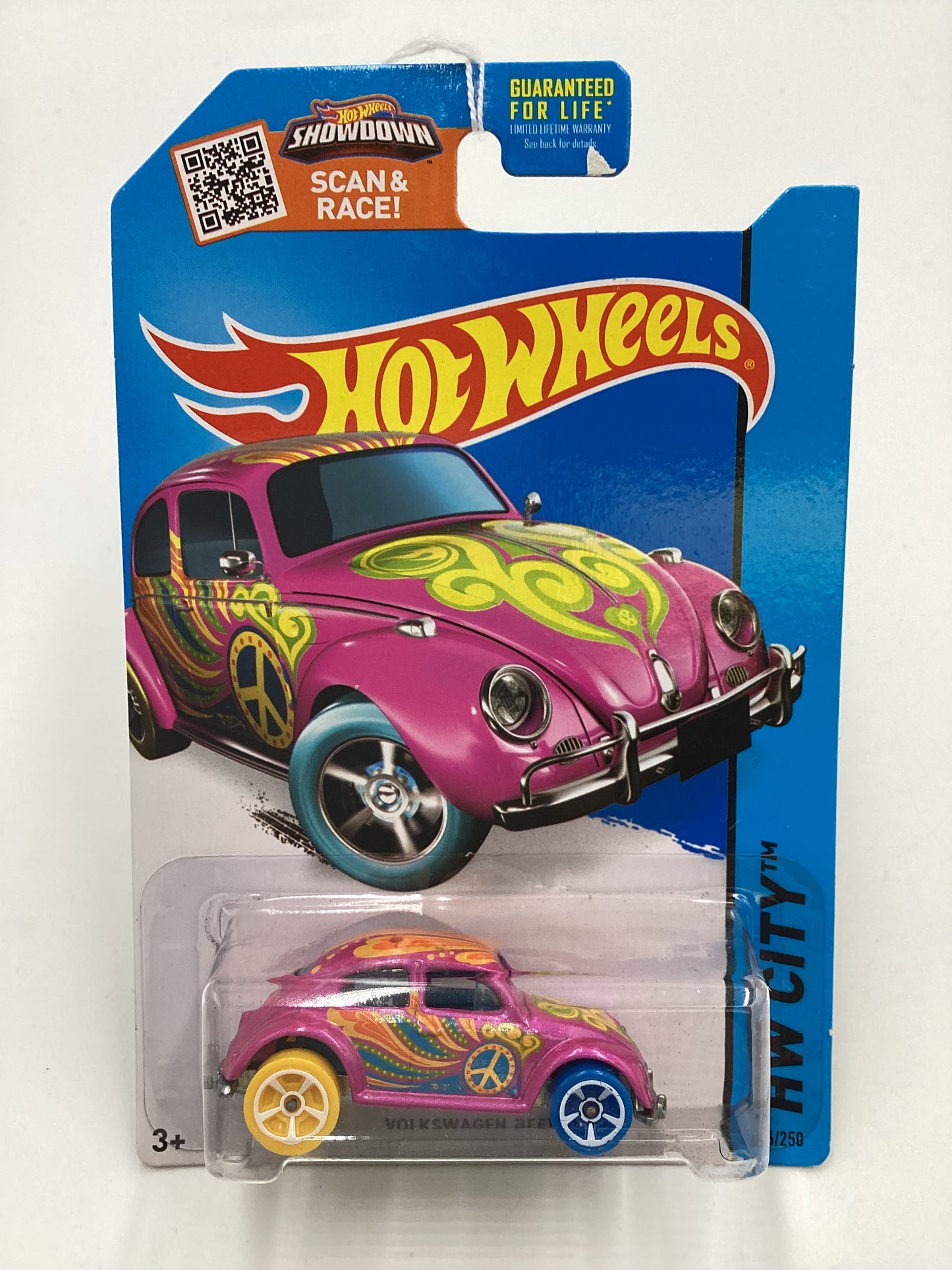 2015 Hot Wheels treasure hunt #26 Volkswagen Beetle Pink 276C