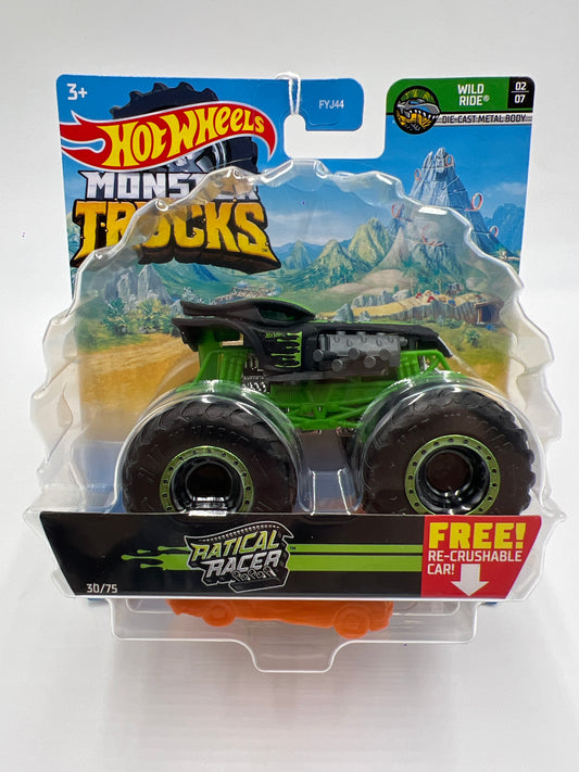 Hot Wheels Monster Trucks Wild Ride #30 Ratical Racer 128E