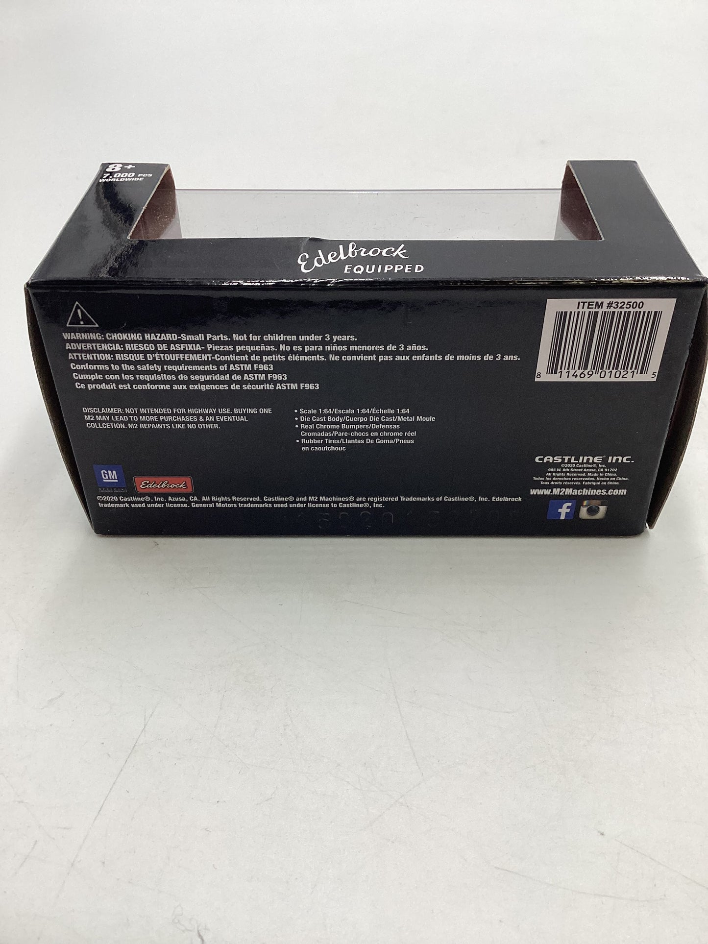 M2 Machines Edelbrock 1958 GMC 100 Stepside 4x4 Black R61